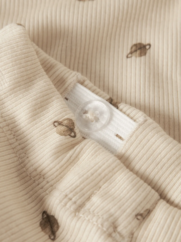 Lil Atelier Lavo - Elf Loose Pants - Turtledove/Planets