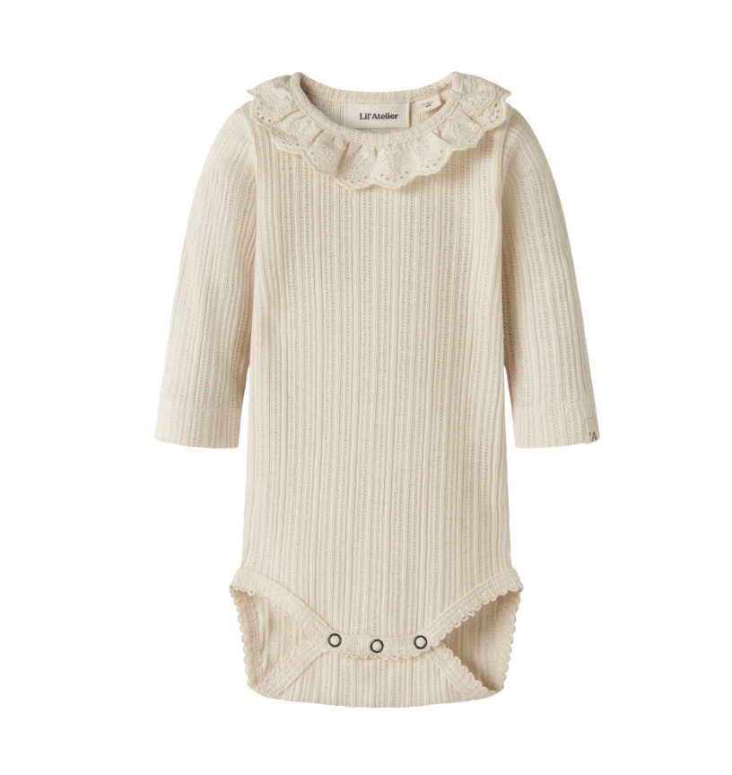Lil Atelier Luva - LS Slim Body - Turtledove