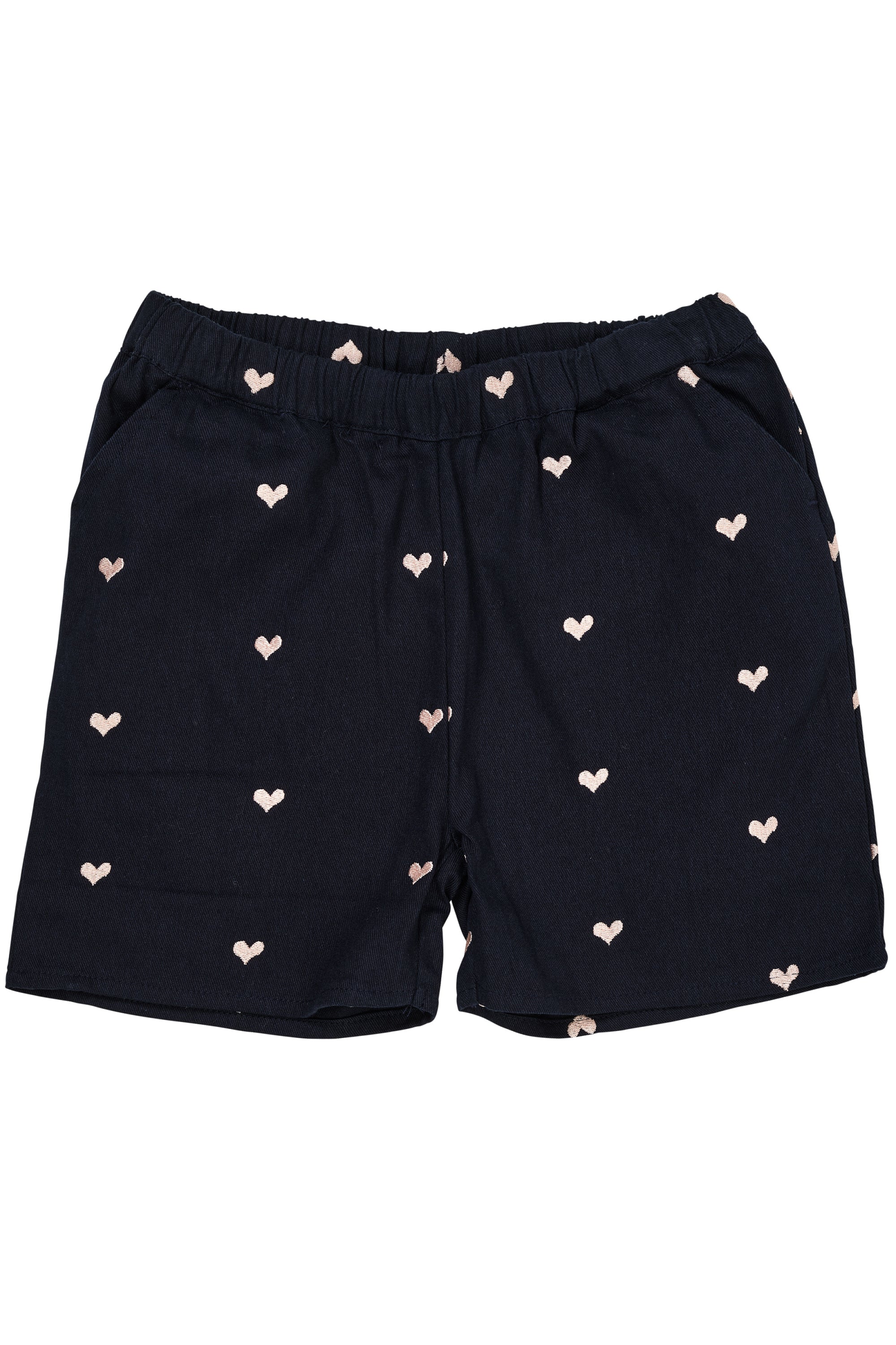 Copenhagen Colors Twill Hjerte Shorts - Navy