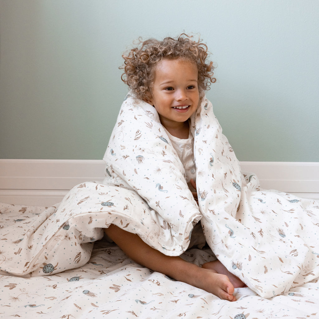 Cam Cam Copenhagen Junior Sengetøj - Sea Garden