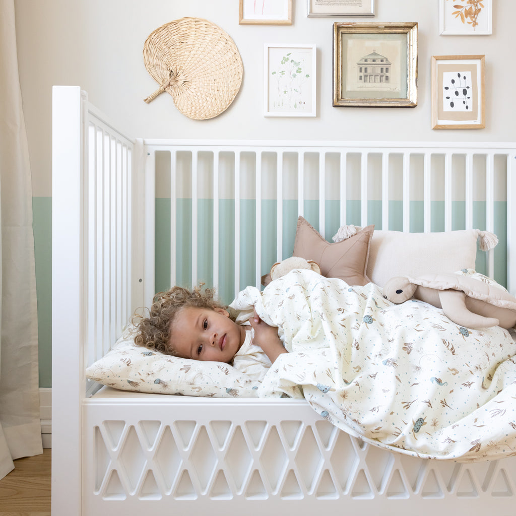 Cam Cam Copenhagen Junior Sengetøj - Sea Garden