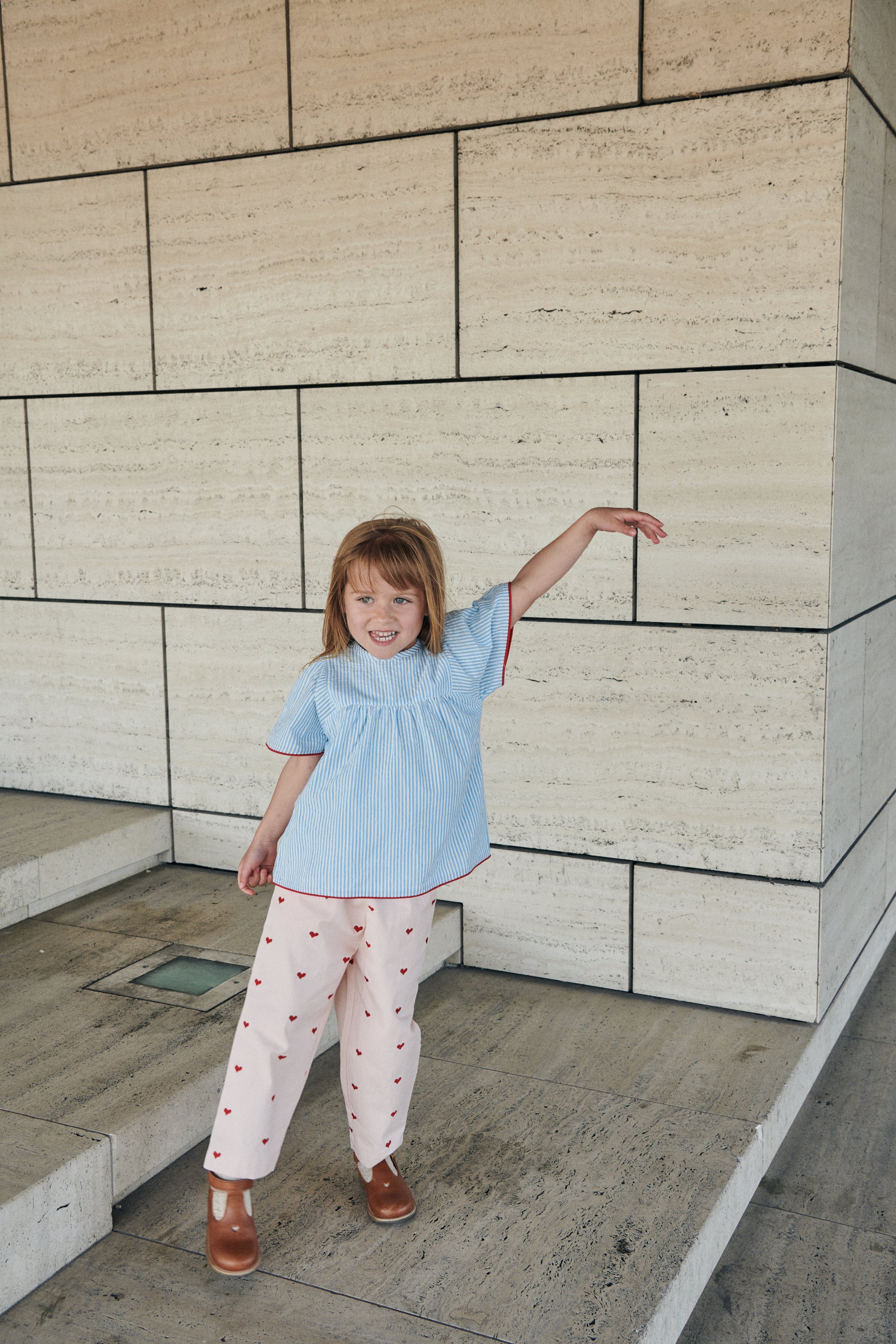 Copenhagen Colors Twill Hjerte Pants - Dusty Rose