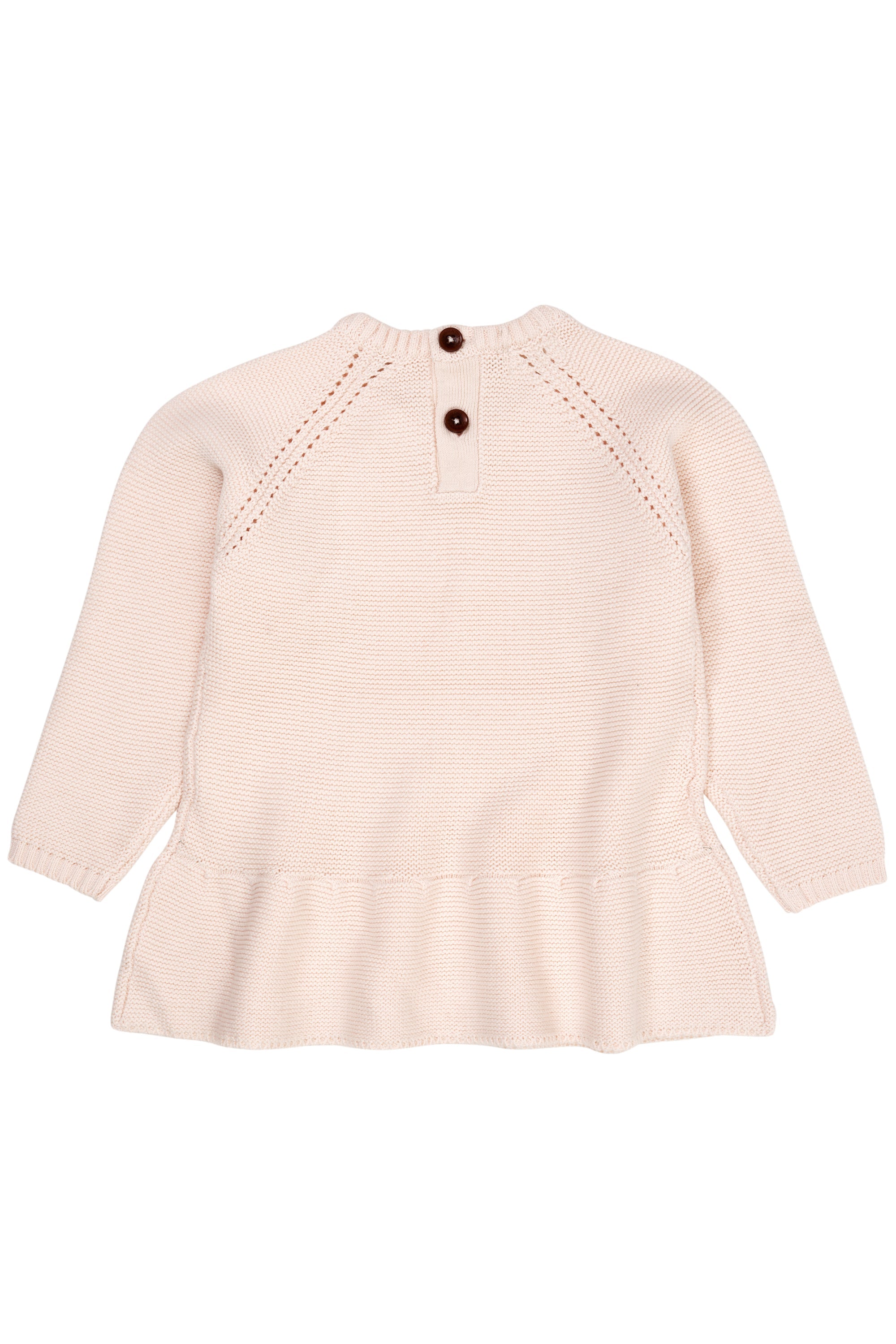 Copenhagen Colors Strik Bluse med flæse - Soft Pink