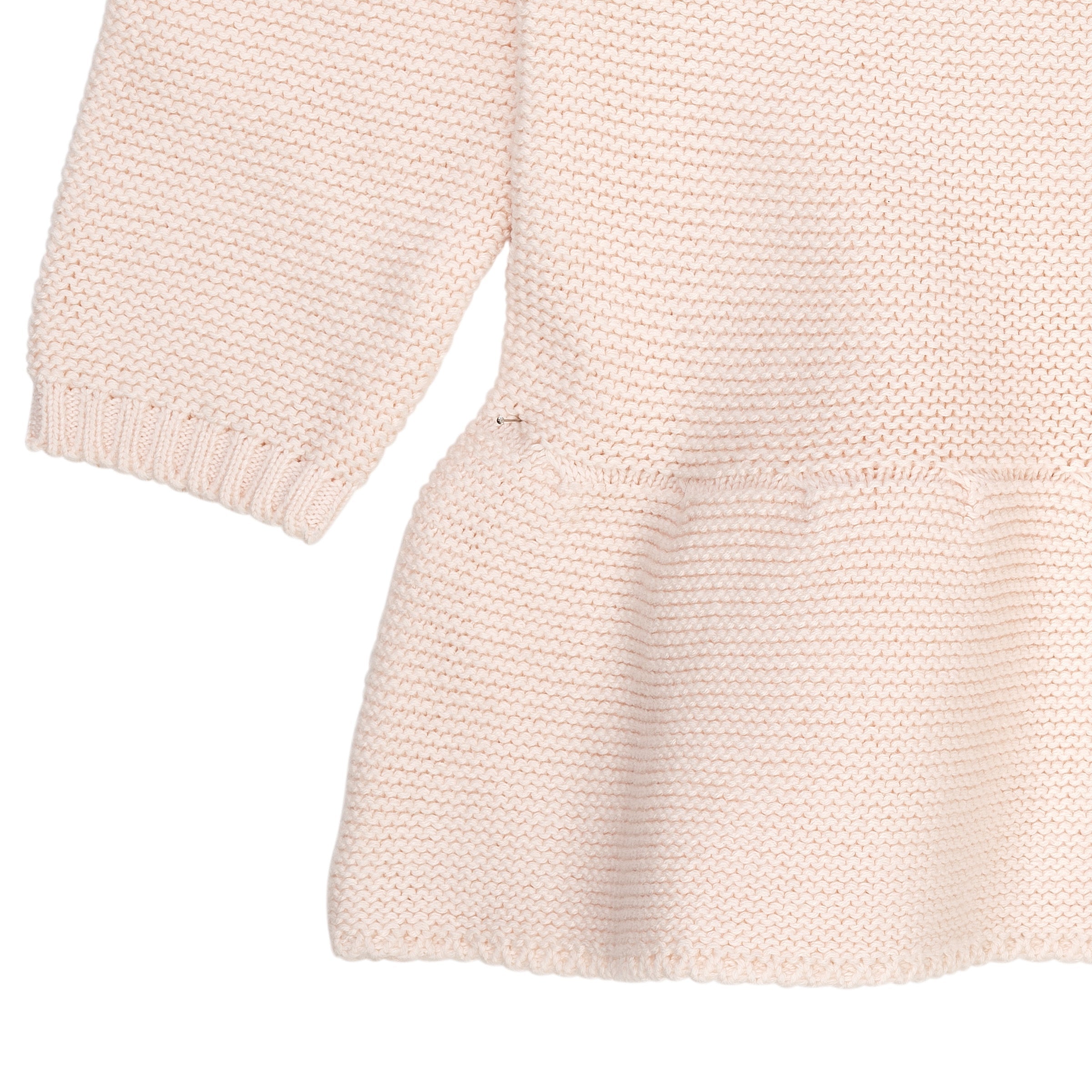 Copenhagen Colors Strik Bluse med flæse - Soft Pink