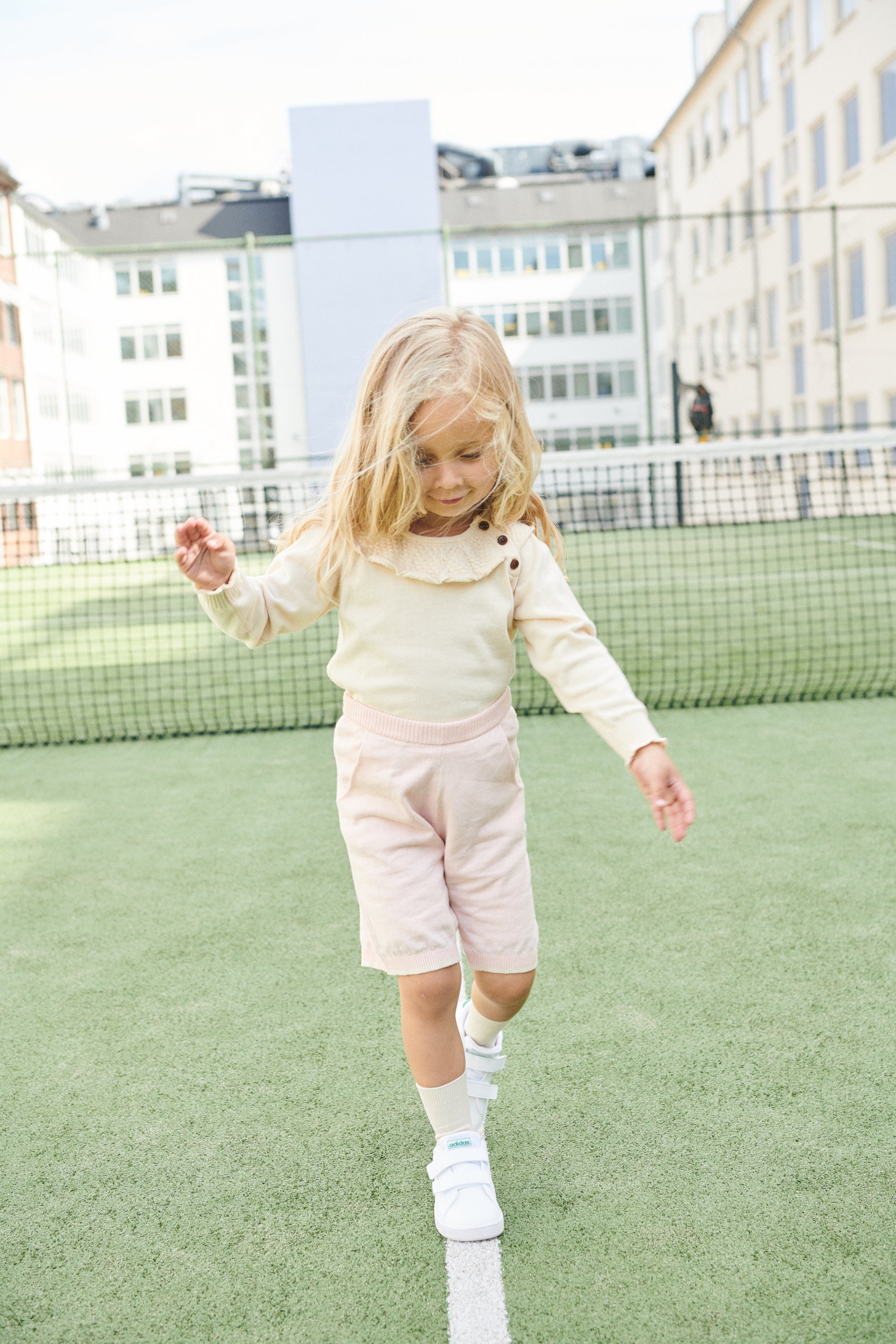 Copenhagen Colors Margueritte Strik Bluse - Cream