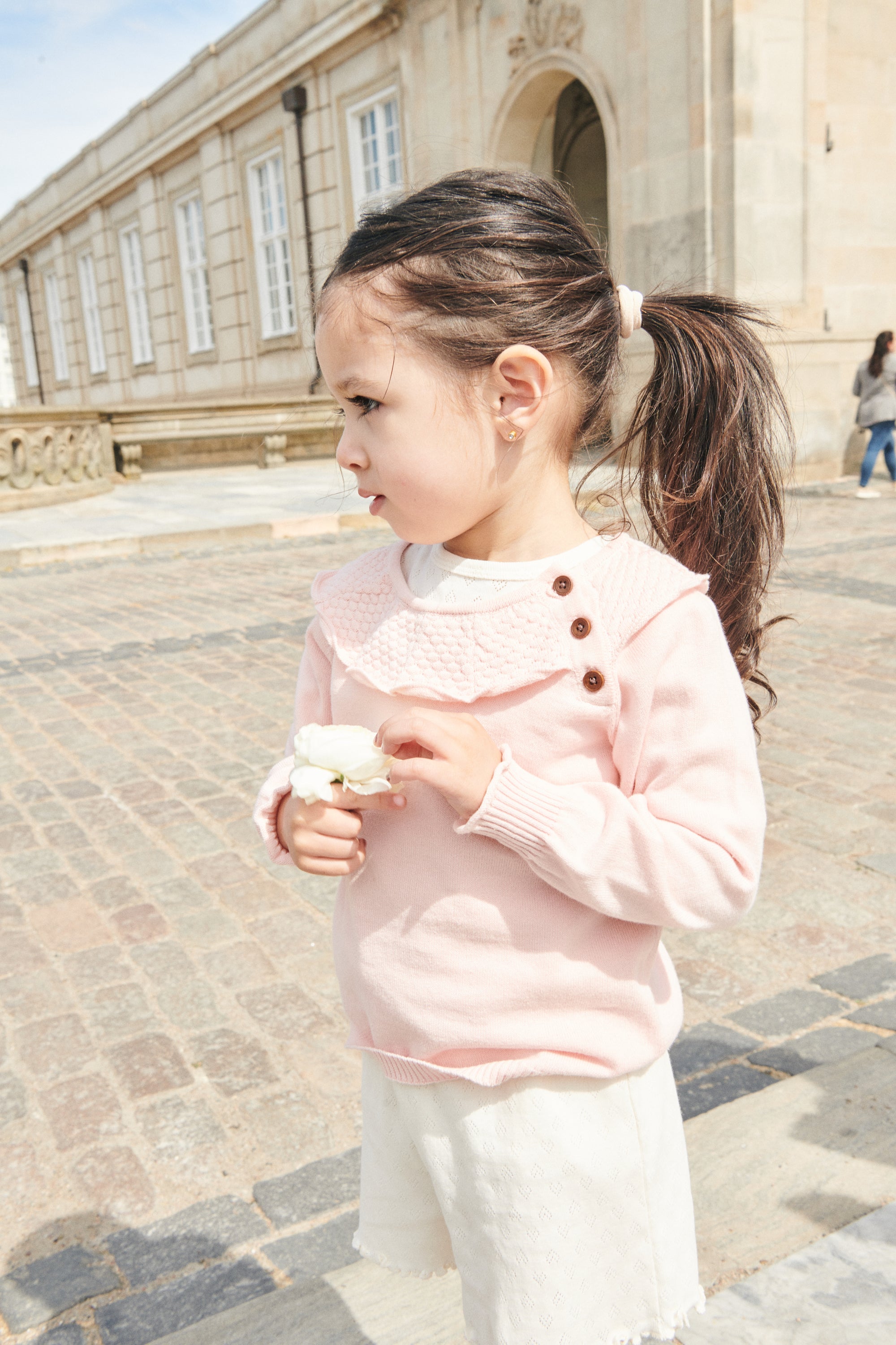 Copenhagen Colors Margueritte Strik Bluse - Dusty Rose