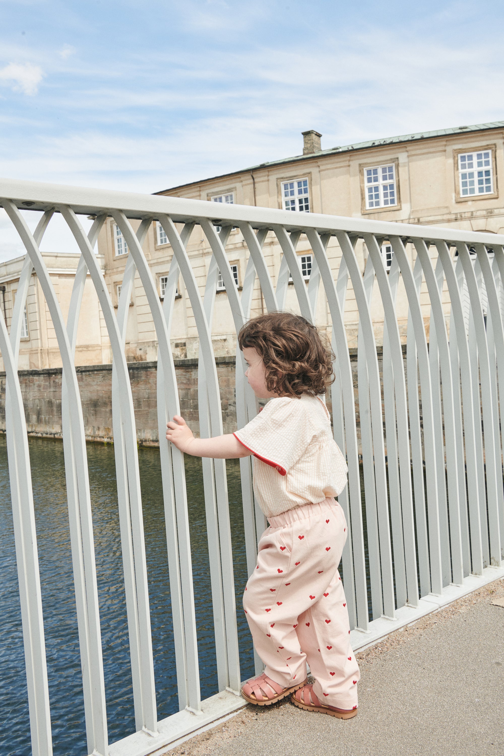 Copenhagen Colors Bluse - Dusty Rose/Cream stripe