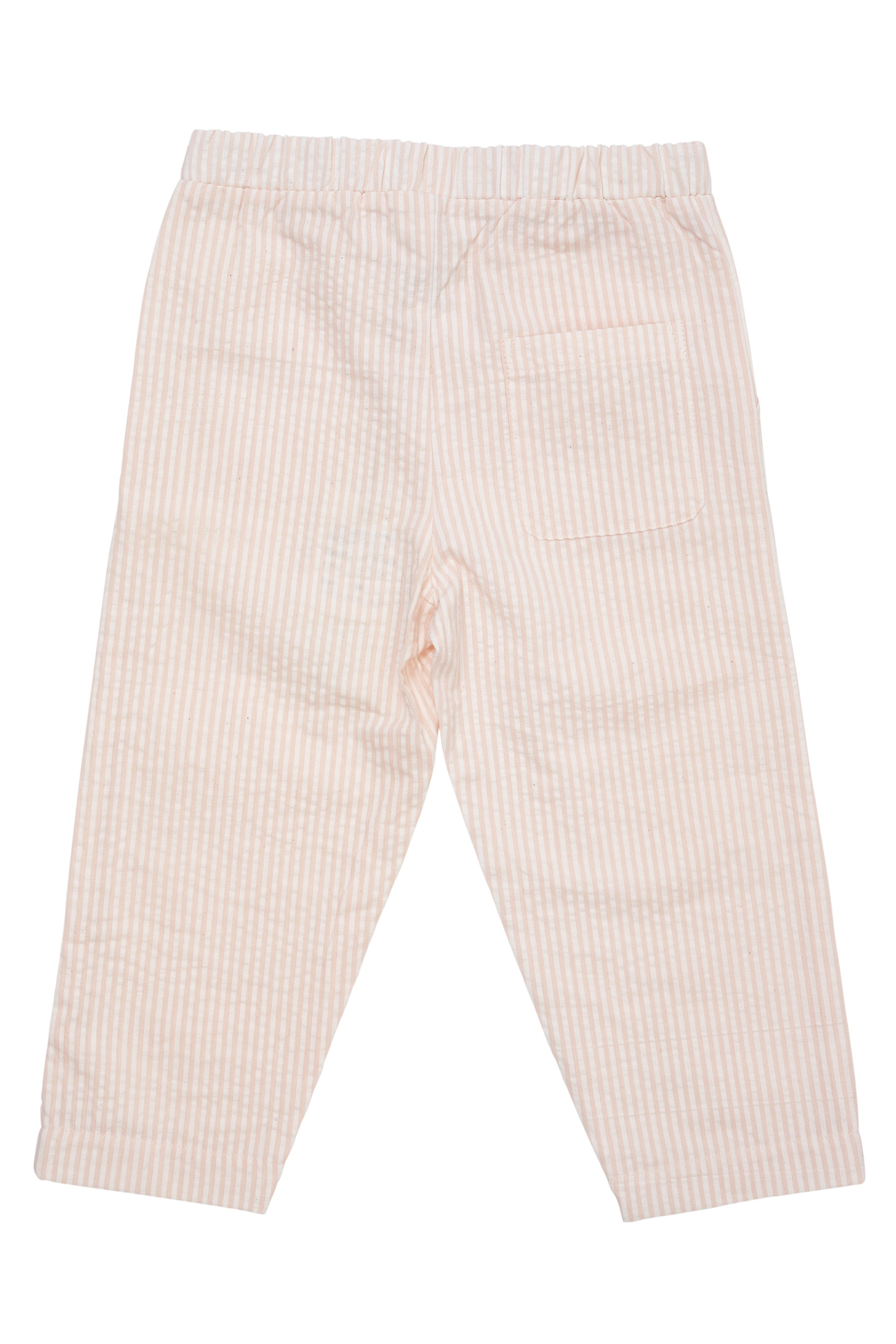 Copenhagen Colors Pants - Dusty Rose/Cream stripe