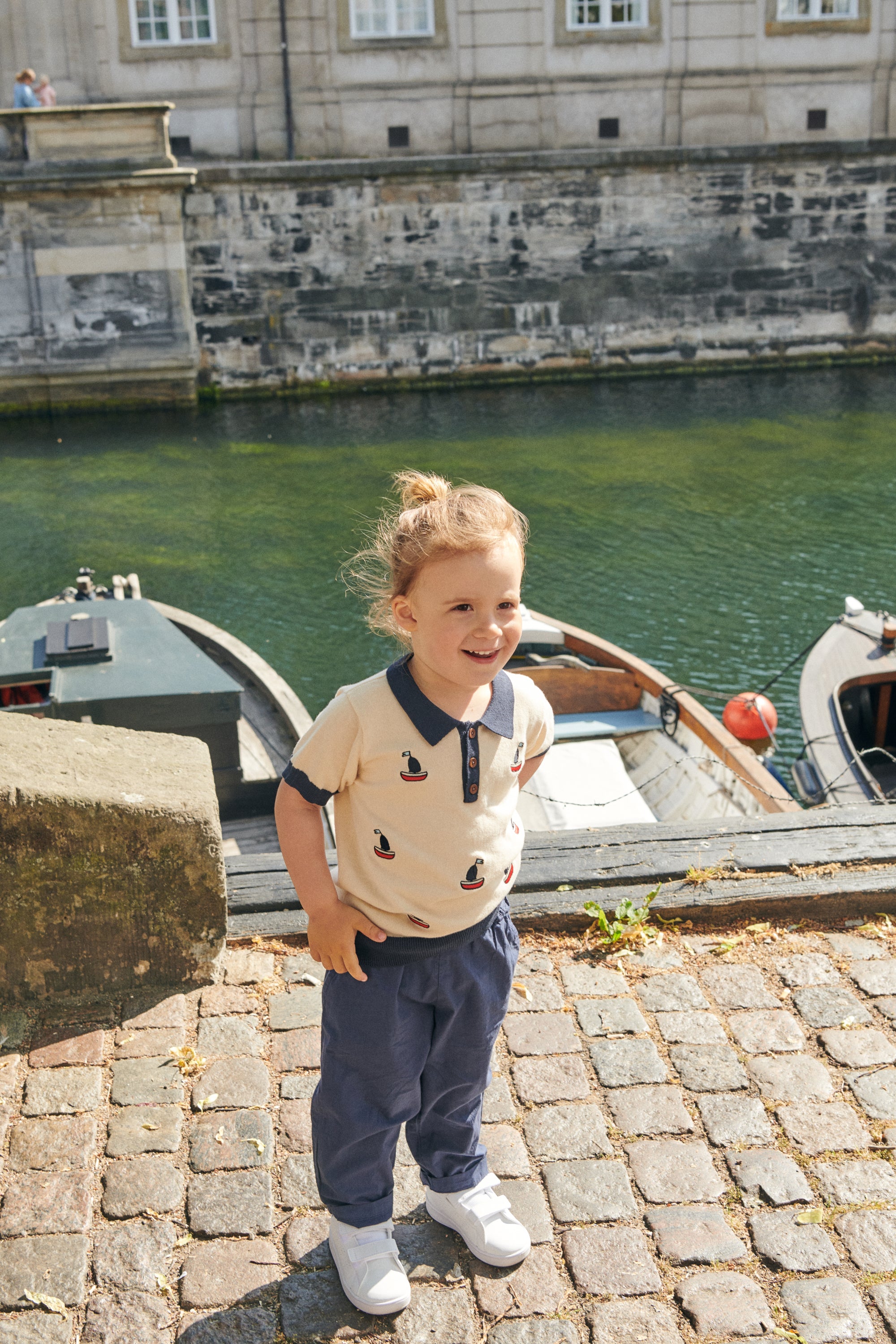 Copenhagen Colors Classic Poplin Pants - Navy