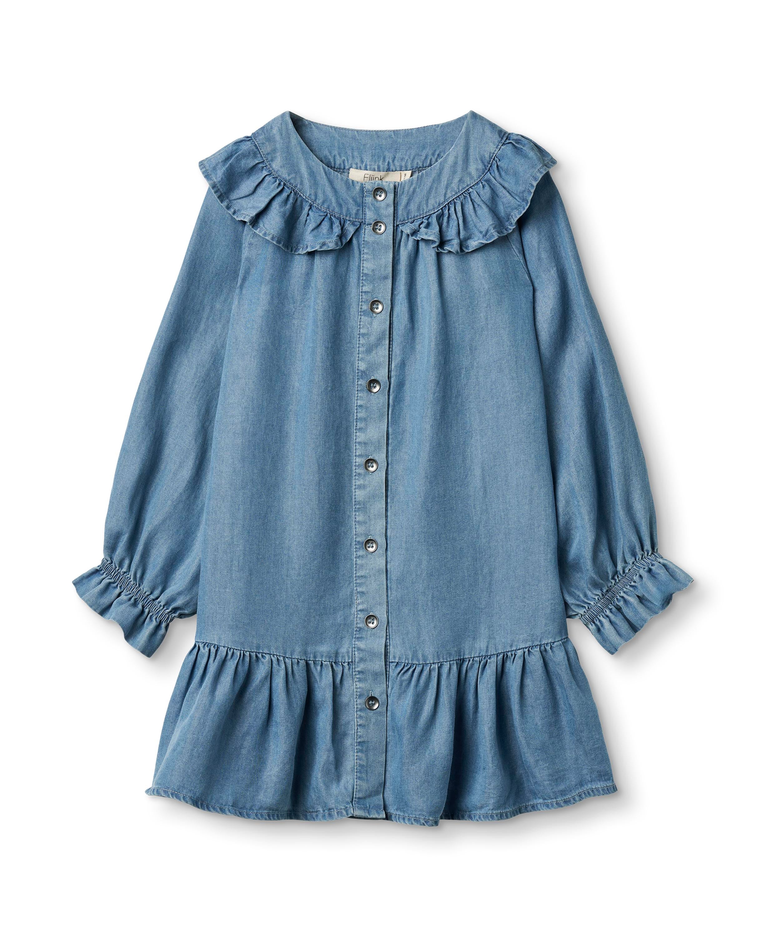 Fliink Hurlum Dress - Light Denim Blue