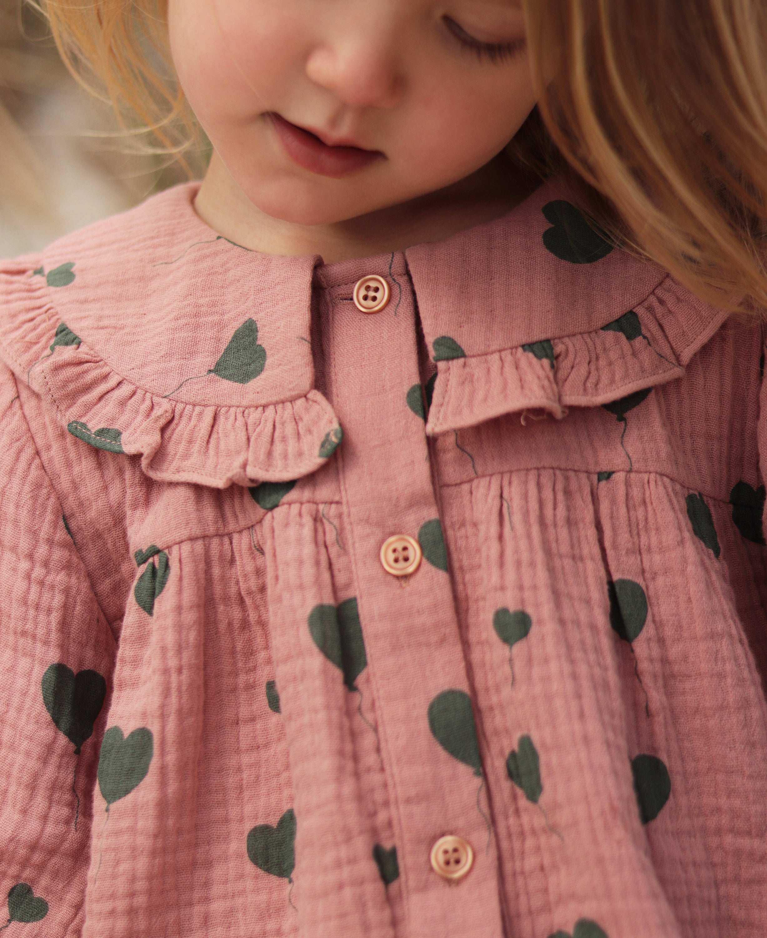 Fliink Love Bluse - Ash Rose