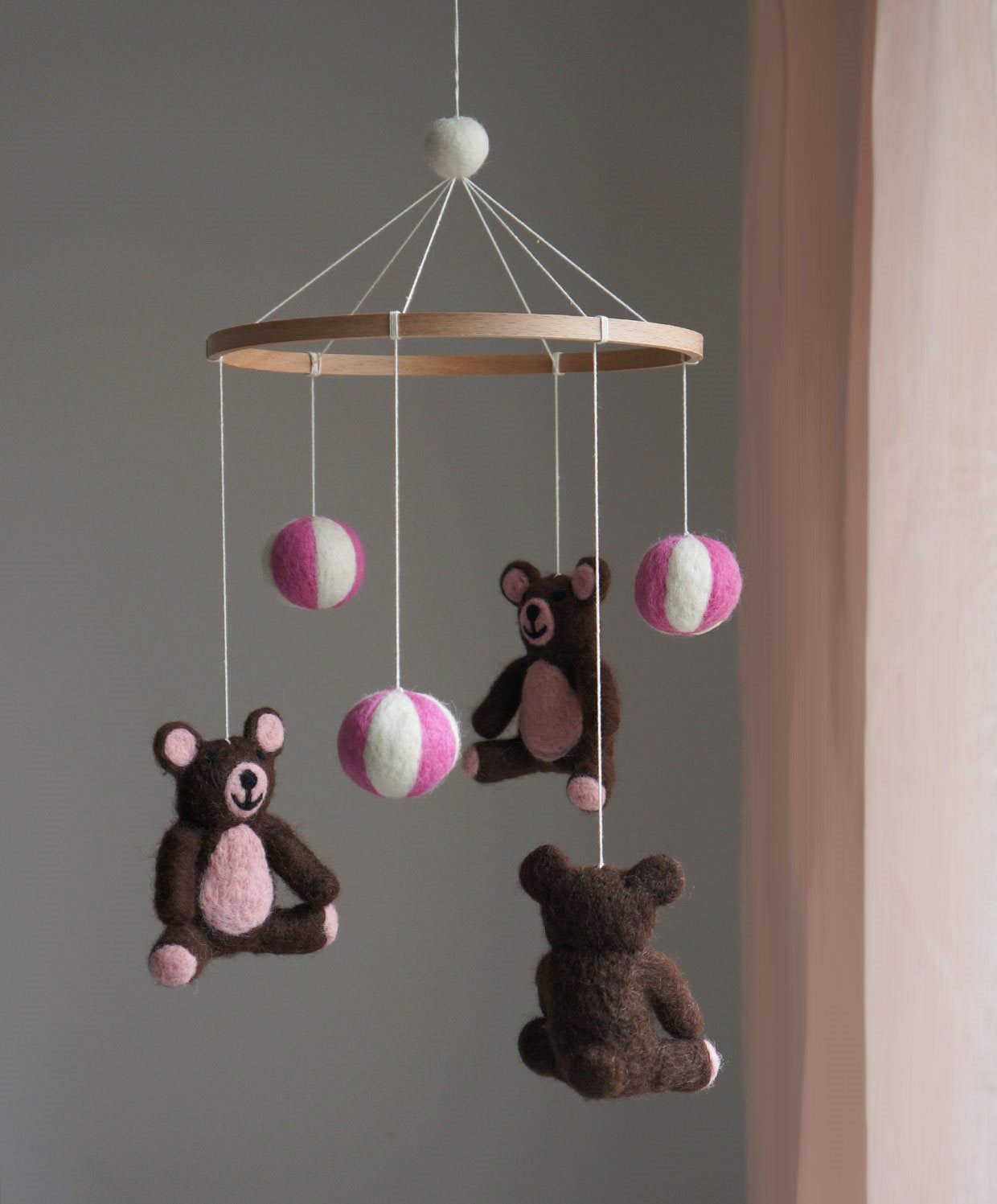 Gamcha Uro Bjørn og Bolde - Pink