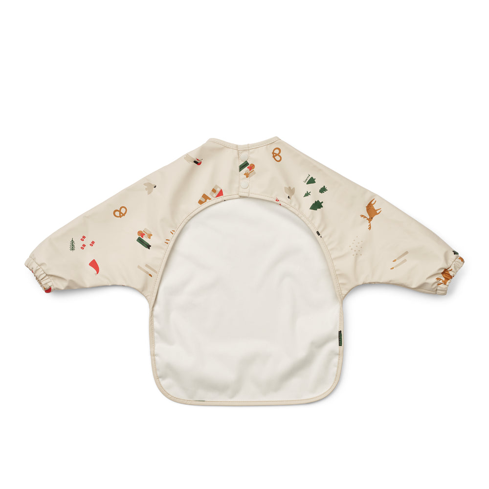 Liewood Merle Hagesmæk med ærmer - Holiday / Sandy