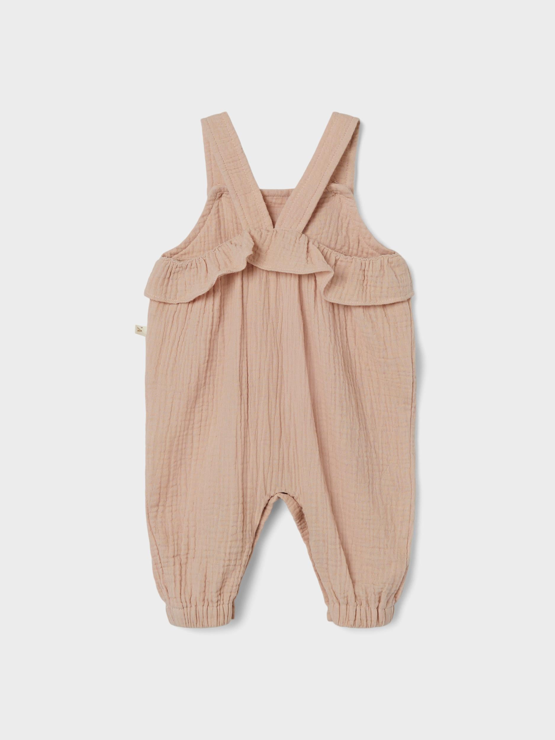 Lil Atelier Ledolie Loose Overall - Rose Dust
