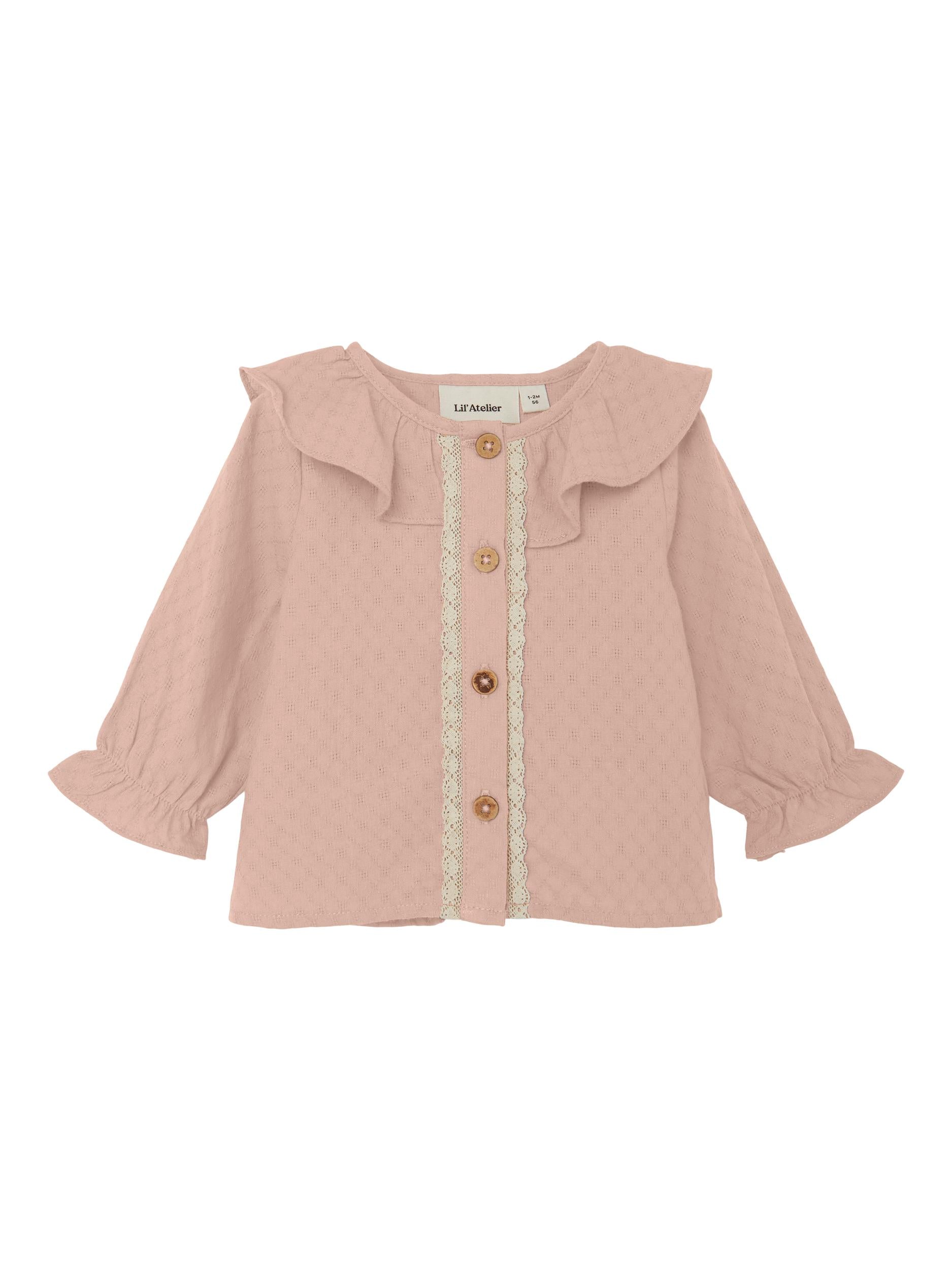 Lil Atelier Dolly Loose Shirt - Rose Dust