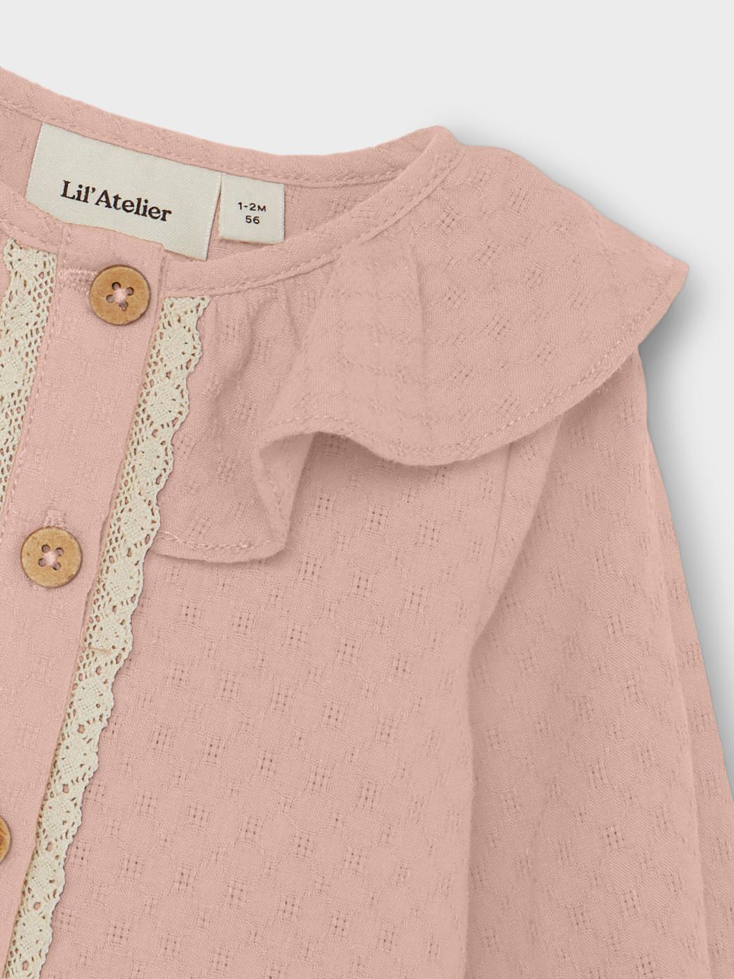 Lil Atelier Dolly Loose Shirt - Rose Dust