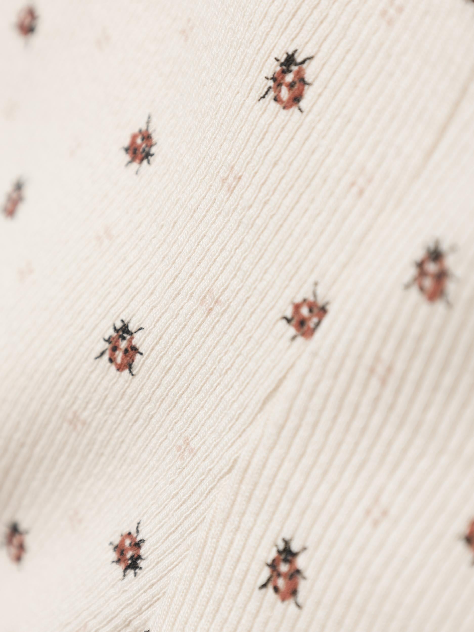 Lil Atelier Gago Slim Leggings med Mariehøne - Baked Clay