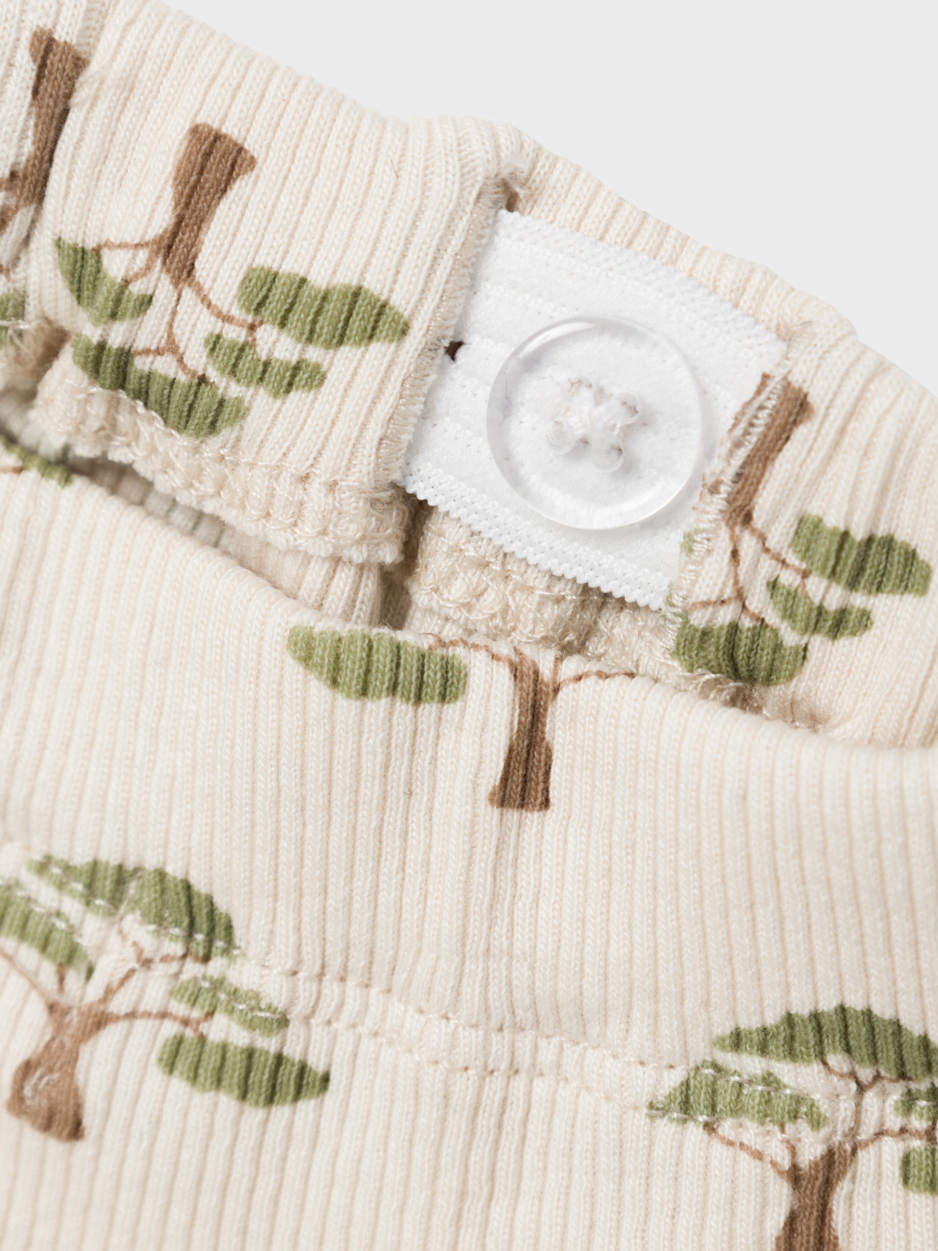 Lil Atelier Gago Loose Pants - Whitecap Gray Sage