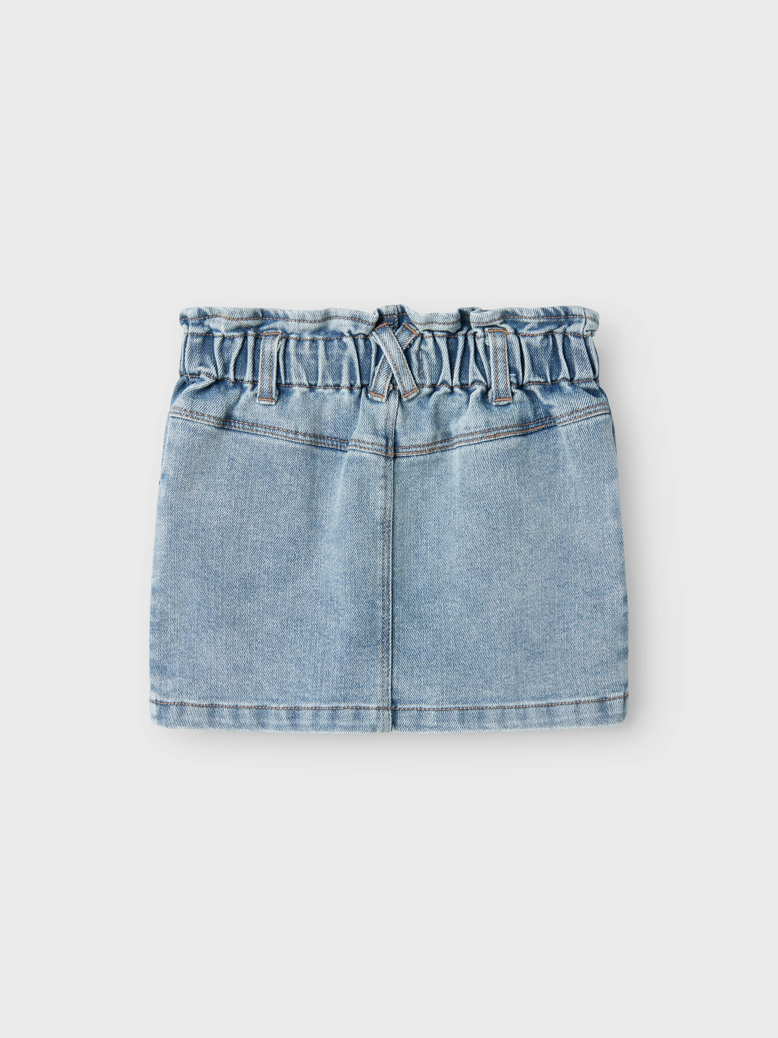 Lil Atelier Darlee Denim Skirt - Medium Blue Denim