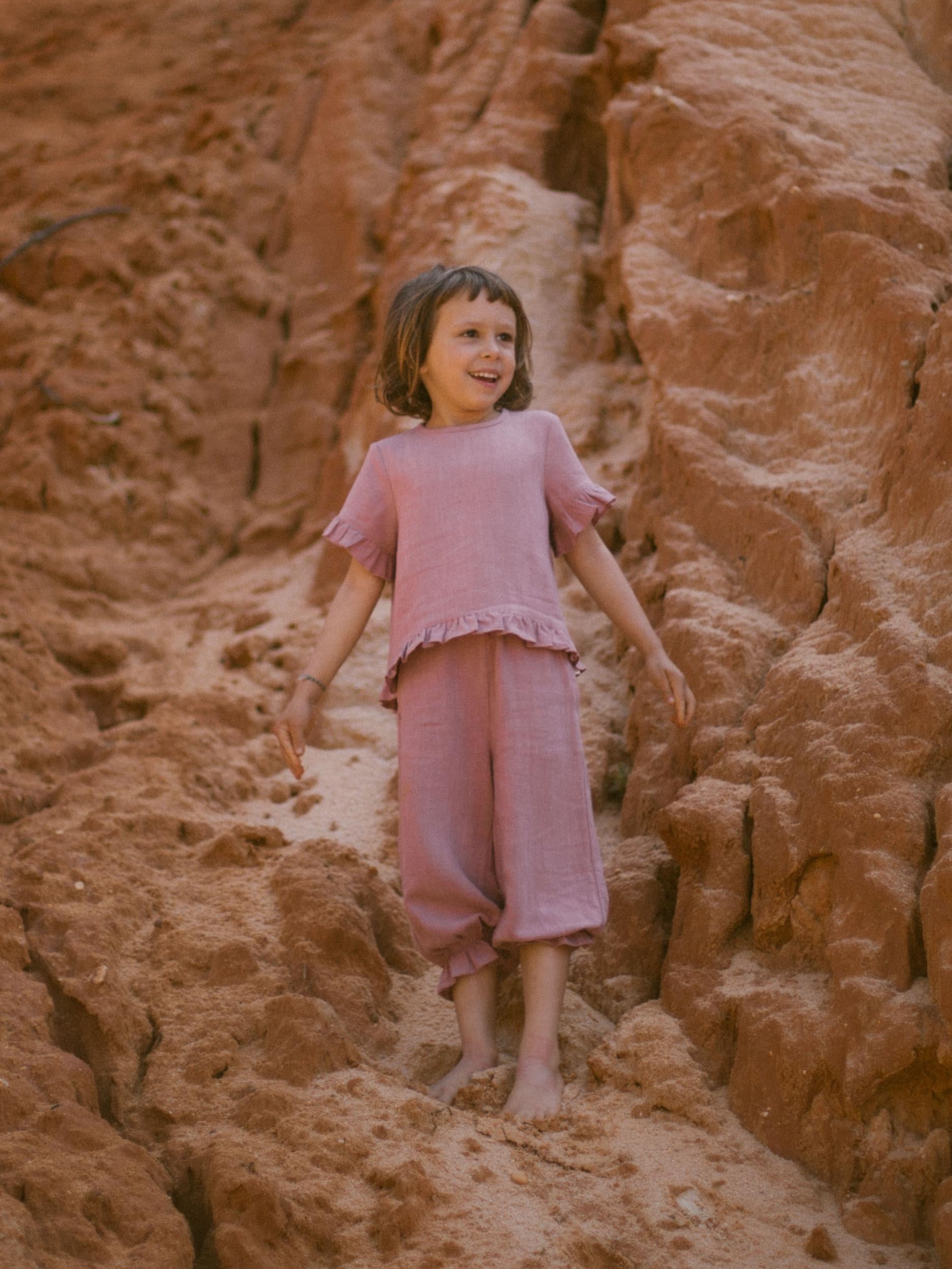 Lil Atelier Dolie Loose Shirt - Nostalgia Rose