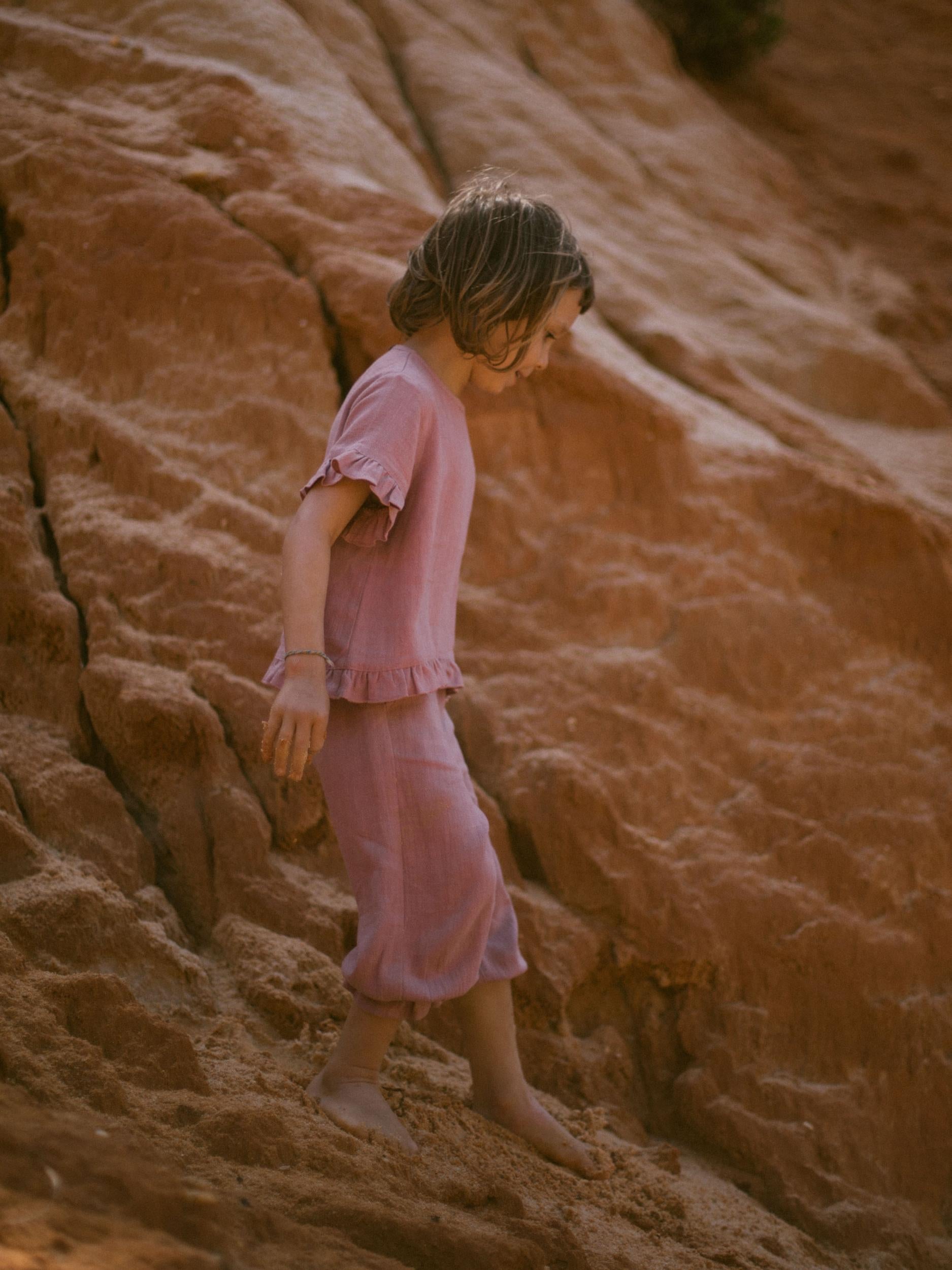 Lil Atelier Dolie Loose Shirt - Nostalgia Rose