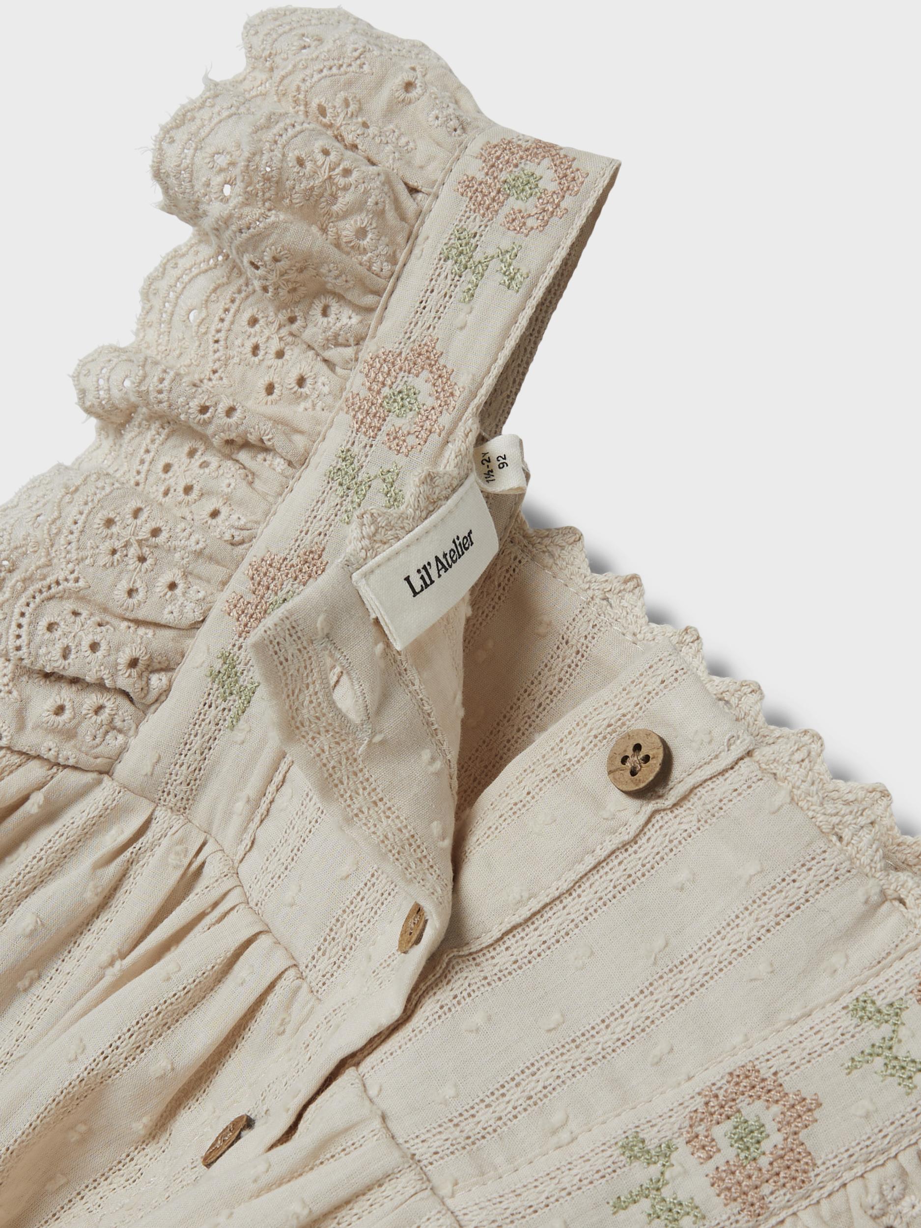 Lil Atelier Fannie Loose Dress - Sandshell