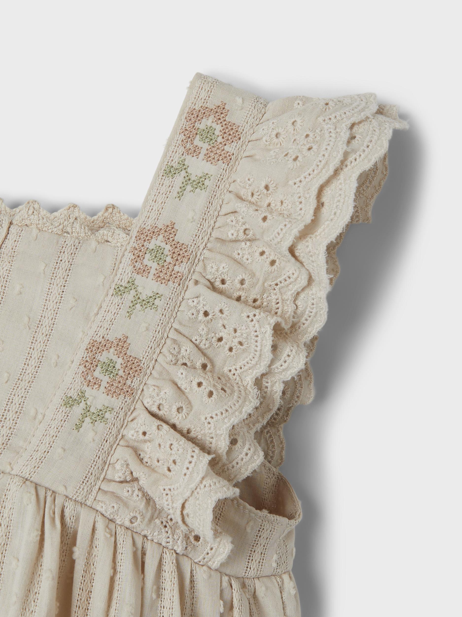 Lil Atelier Fannie Loose Dress - Sandshell