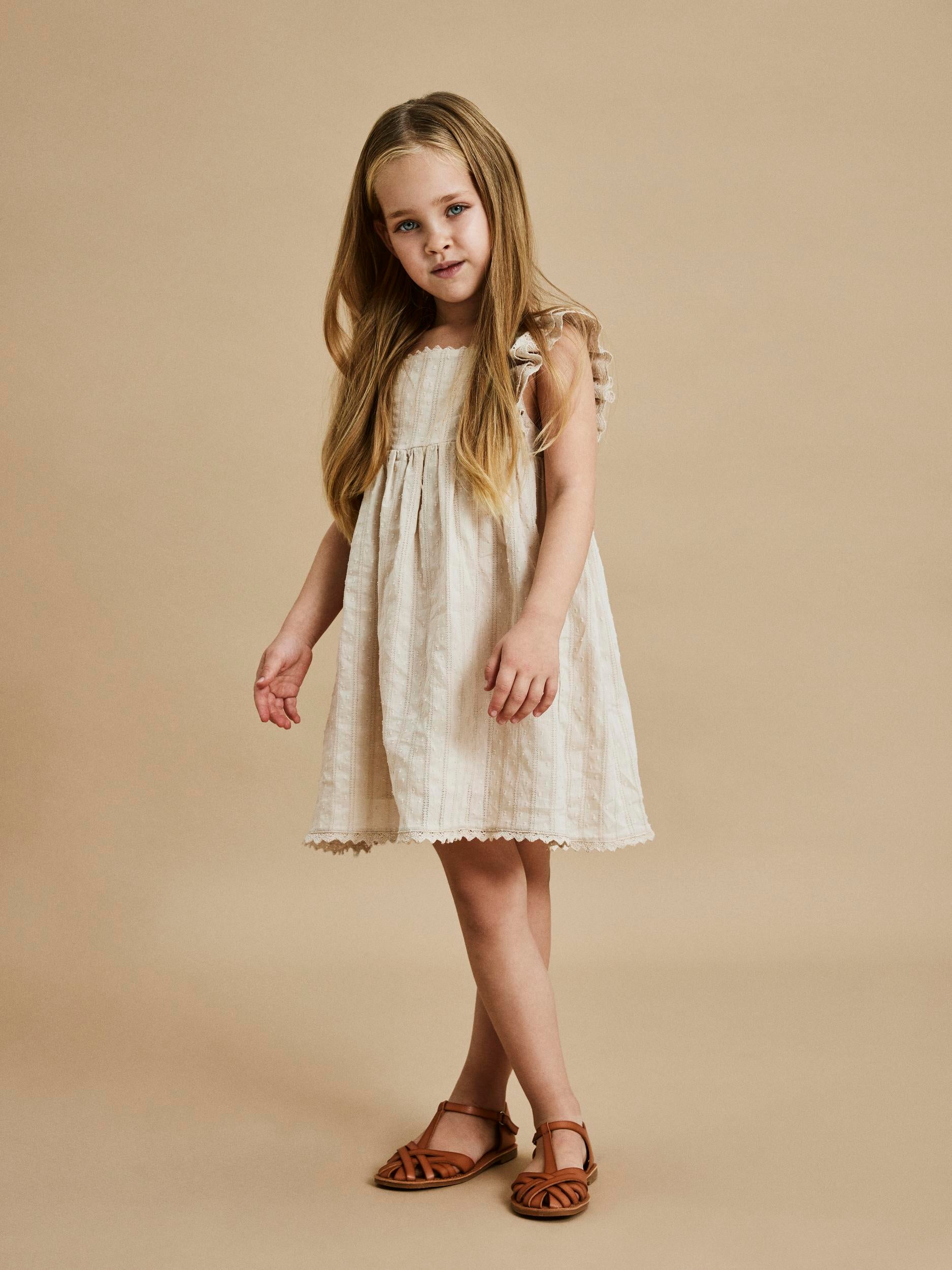 Lil Atelier Fannie Loose Dress - Sandshell