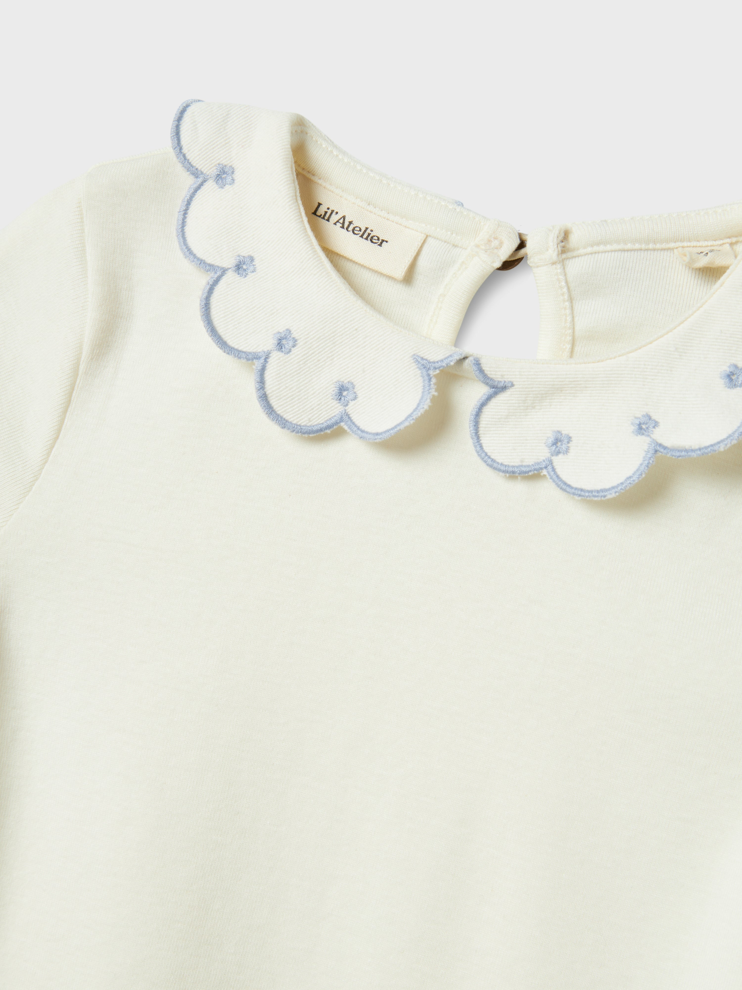 Lil Atelier Fundo Slim Body - Coconut Milk/Zen Blue