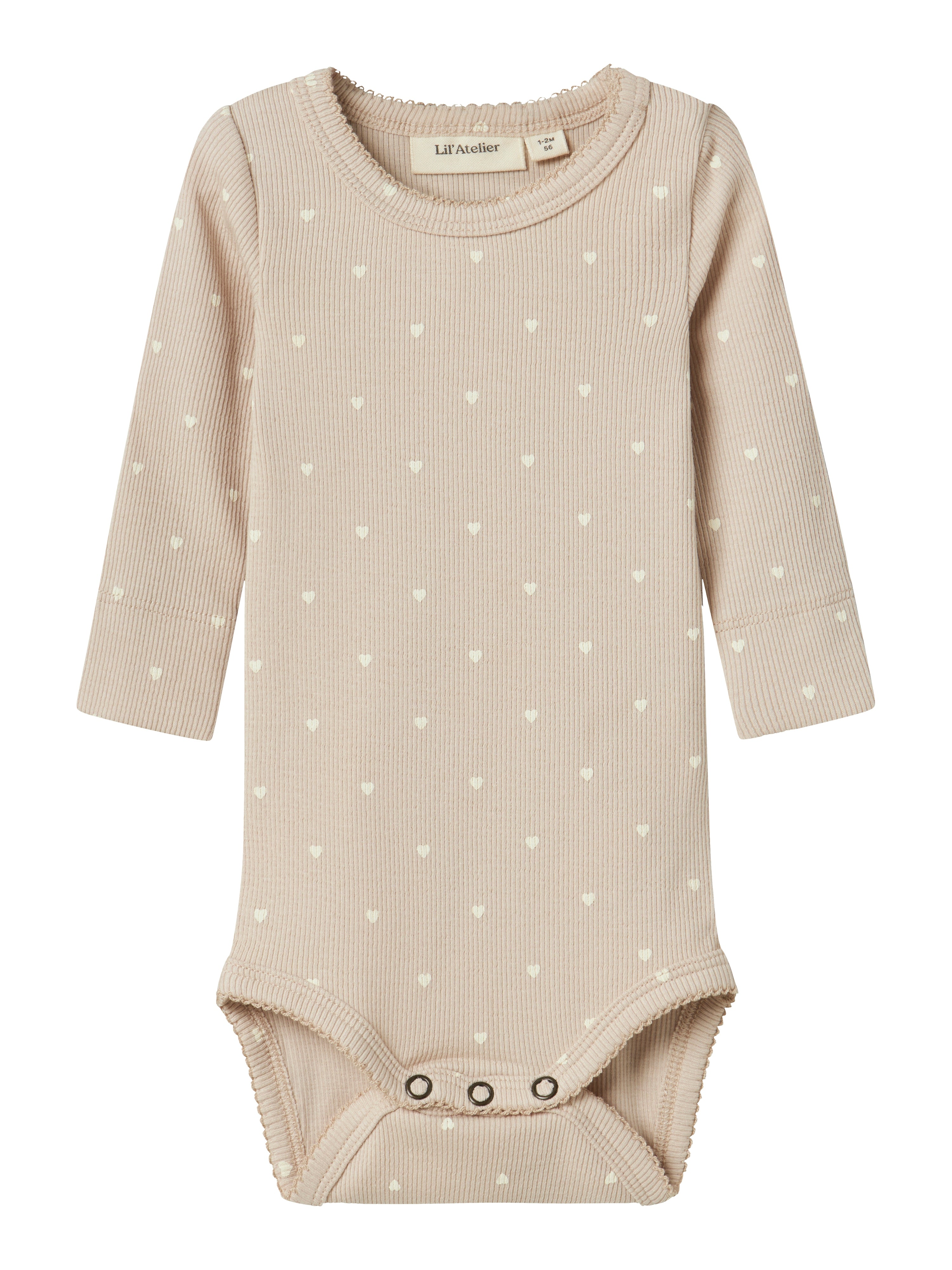 Lil Atelier Gago Slim Body - Gray Morn/Heart