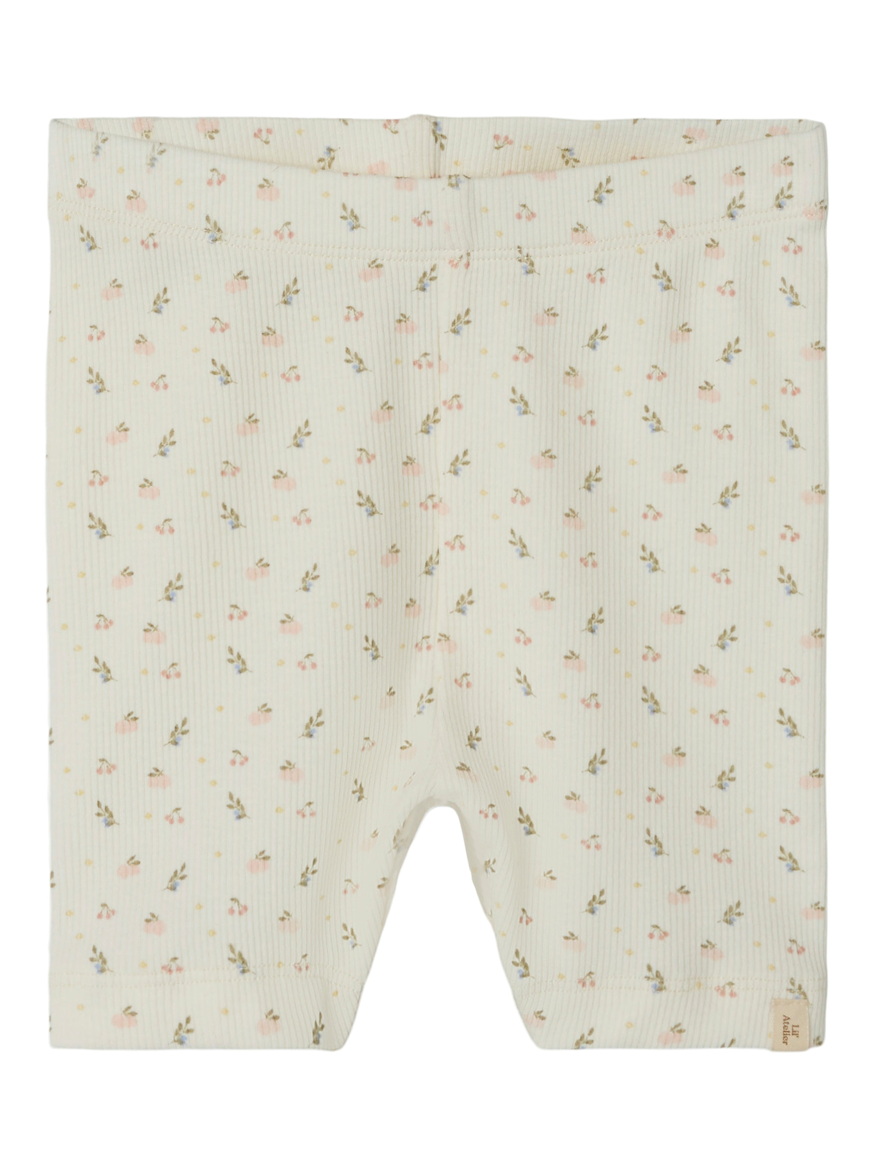 Lil Atelier Gago Slim Biker Shorts - Coconut Milk