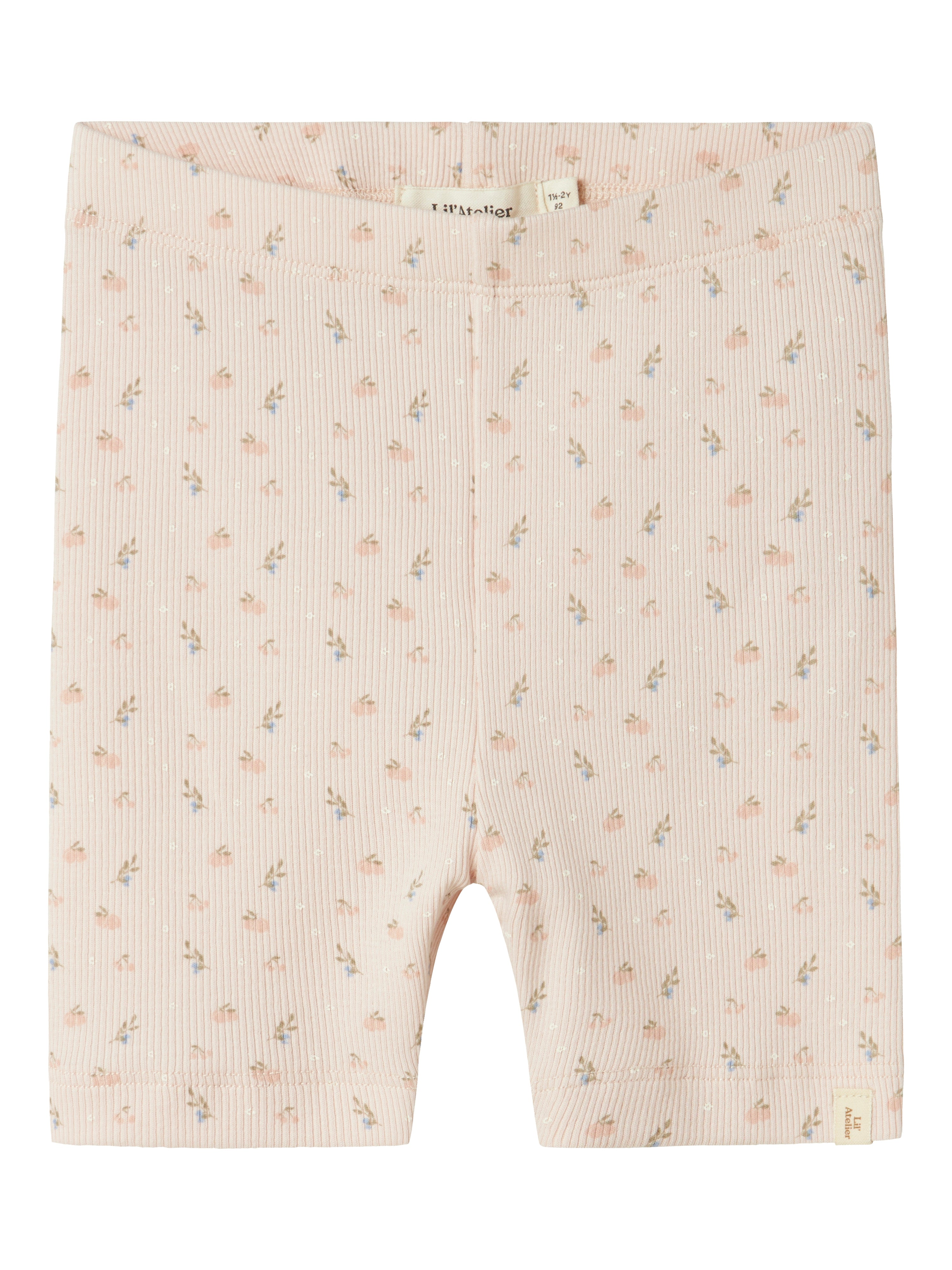 Lil Atelier Gago Slim Biker Shorts - Peach Blush