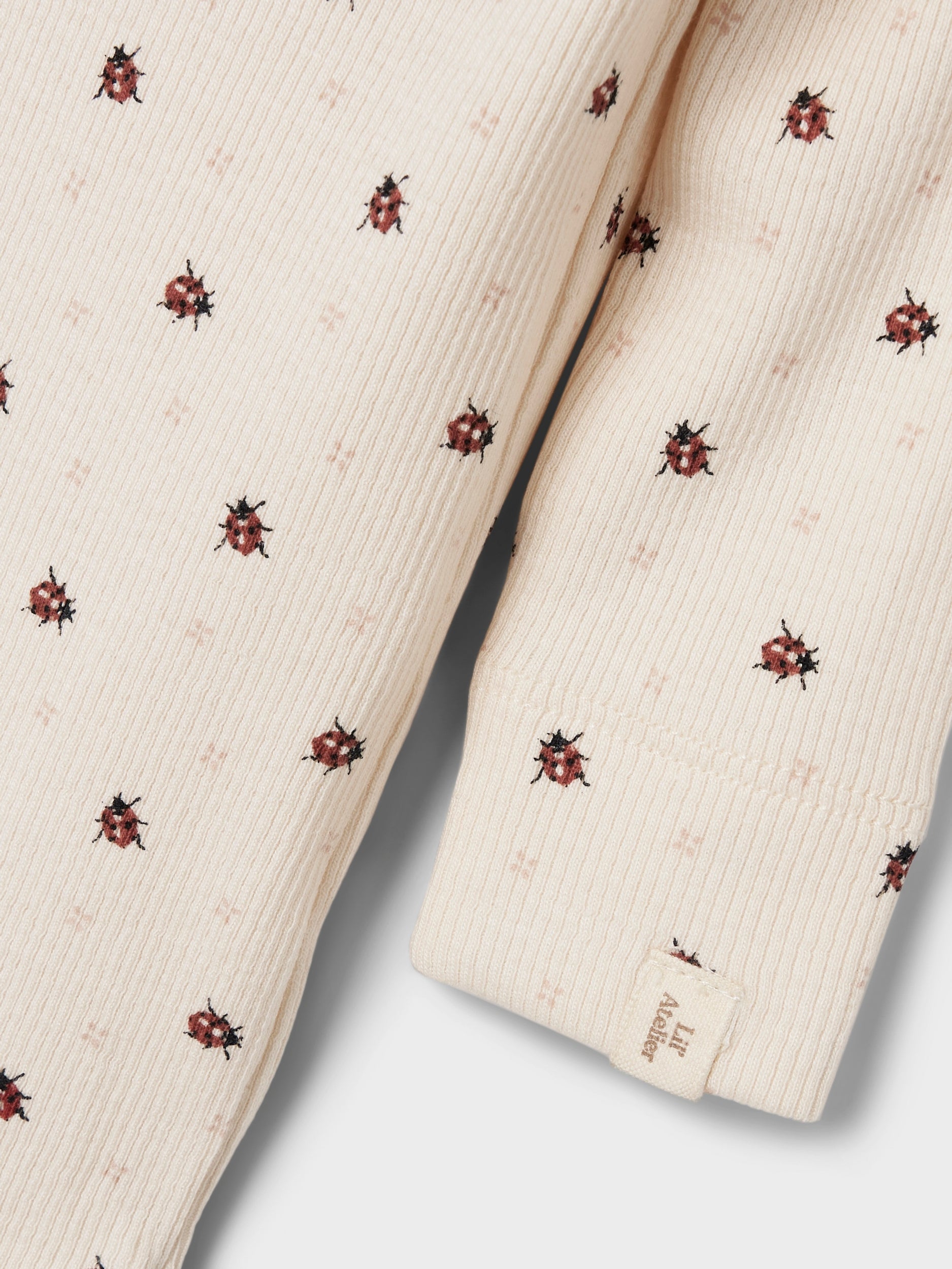 Lil Atelier Gago Kia Slim Body med Mariehøne - Whitecap Gray