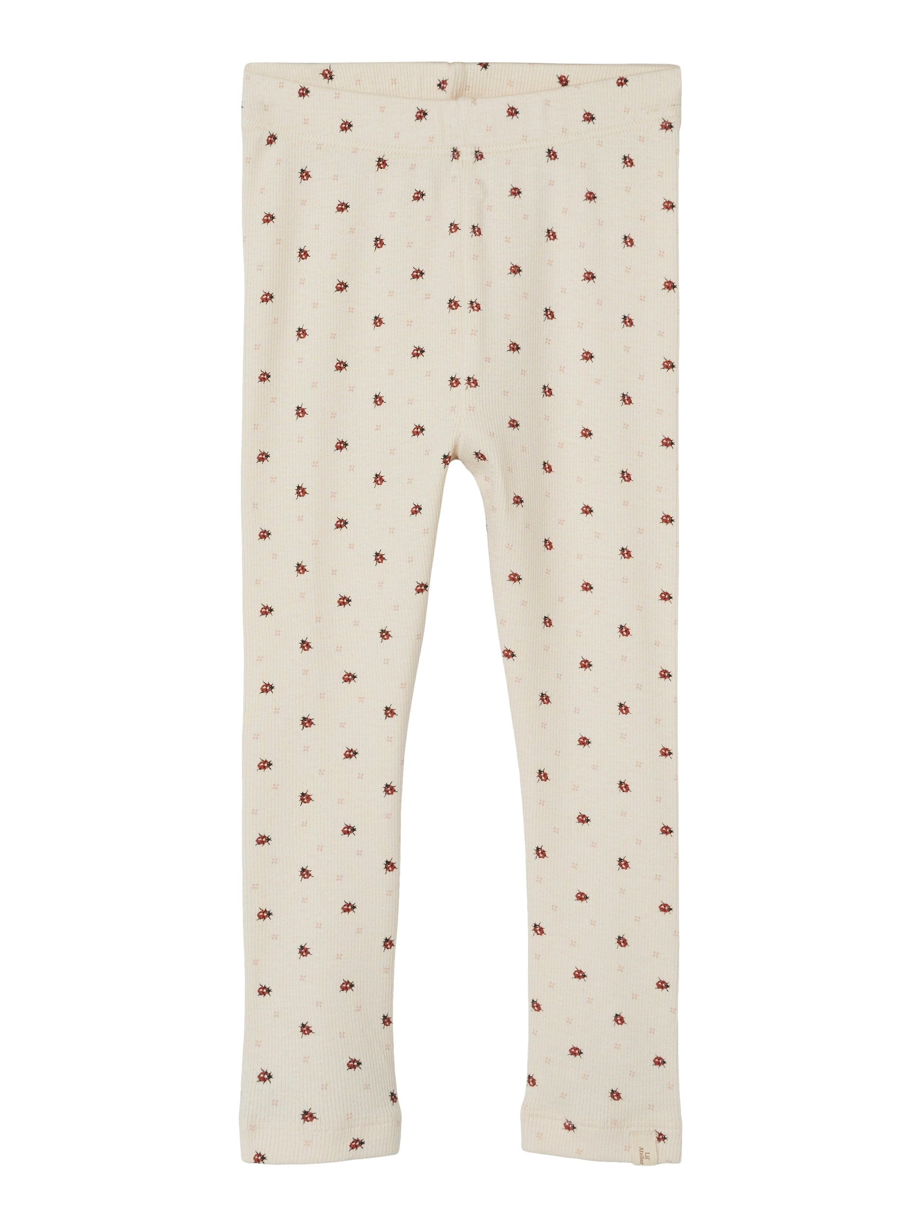 Lil Atelier Gago Kye Slim Leggings med Mariehøne - Whitecap Gray