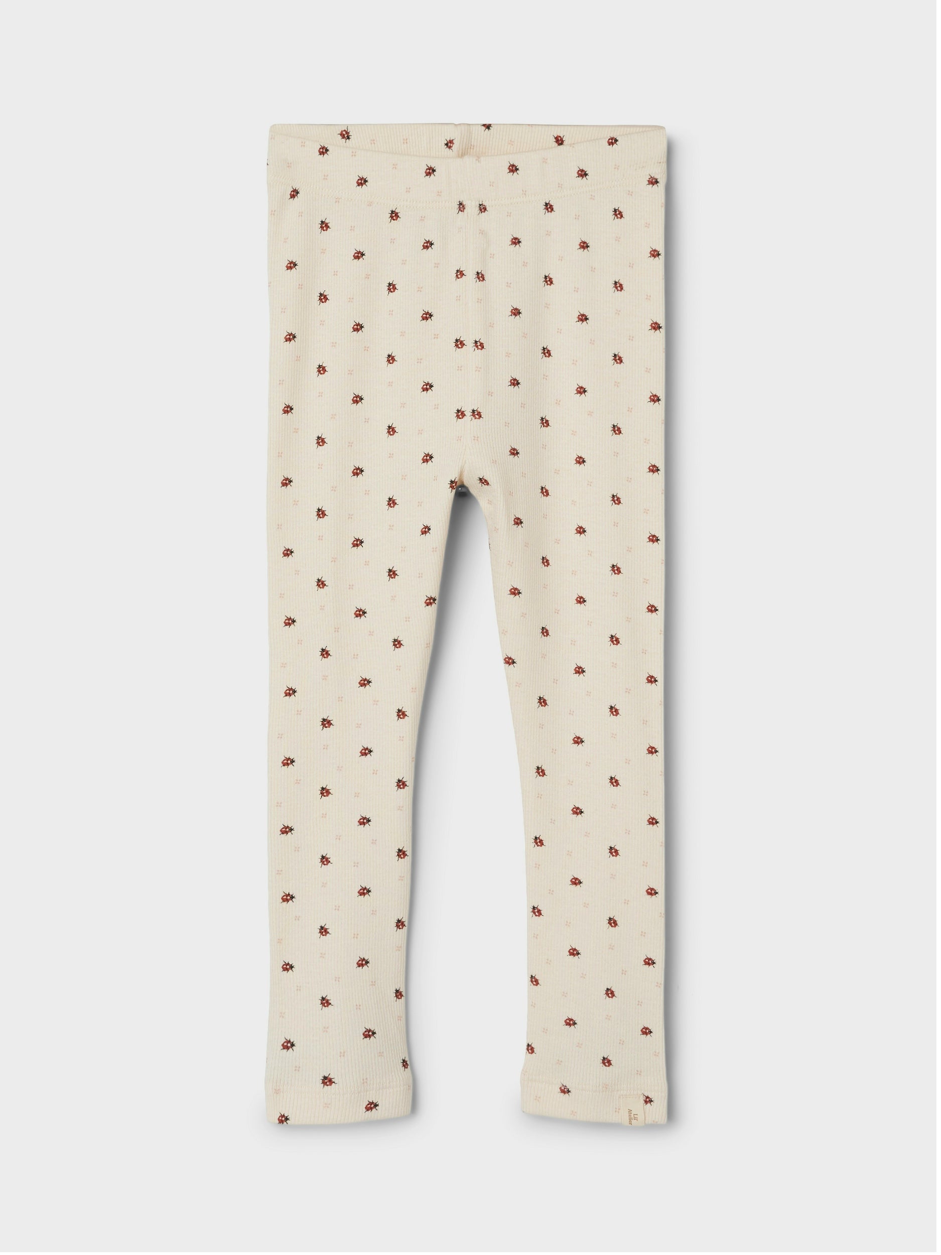 Lil Atelier Gago Kye Slim Leggings med Mariehøne - Whitecap Gray
