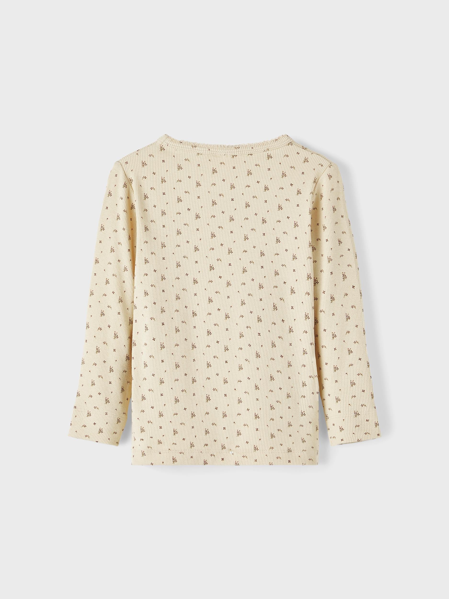 Lil Atelier Gago Slim Top - Wood Ash