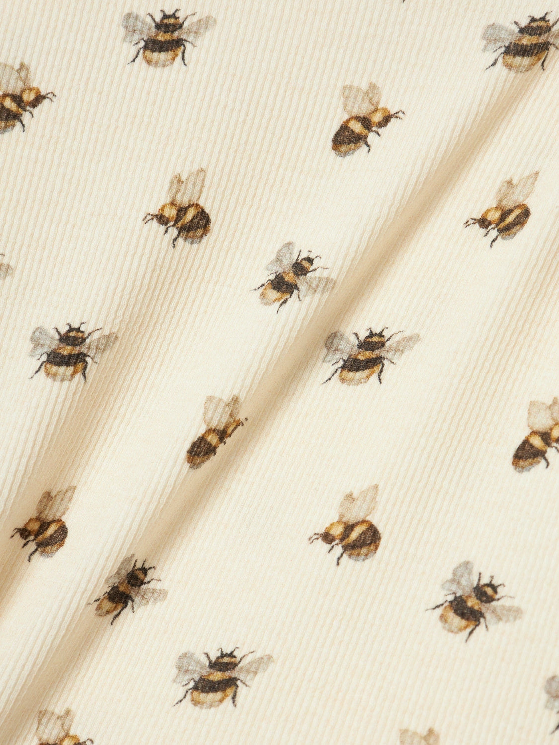 Lil Atelier Gavo Kim Slim Top med Humlebi - Turtledove