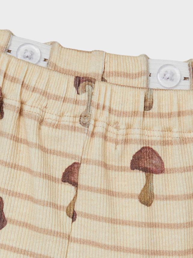 Lil Atelier Geo Loose Pant - Wood Ash