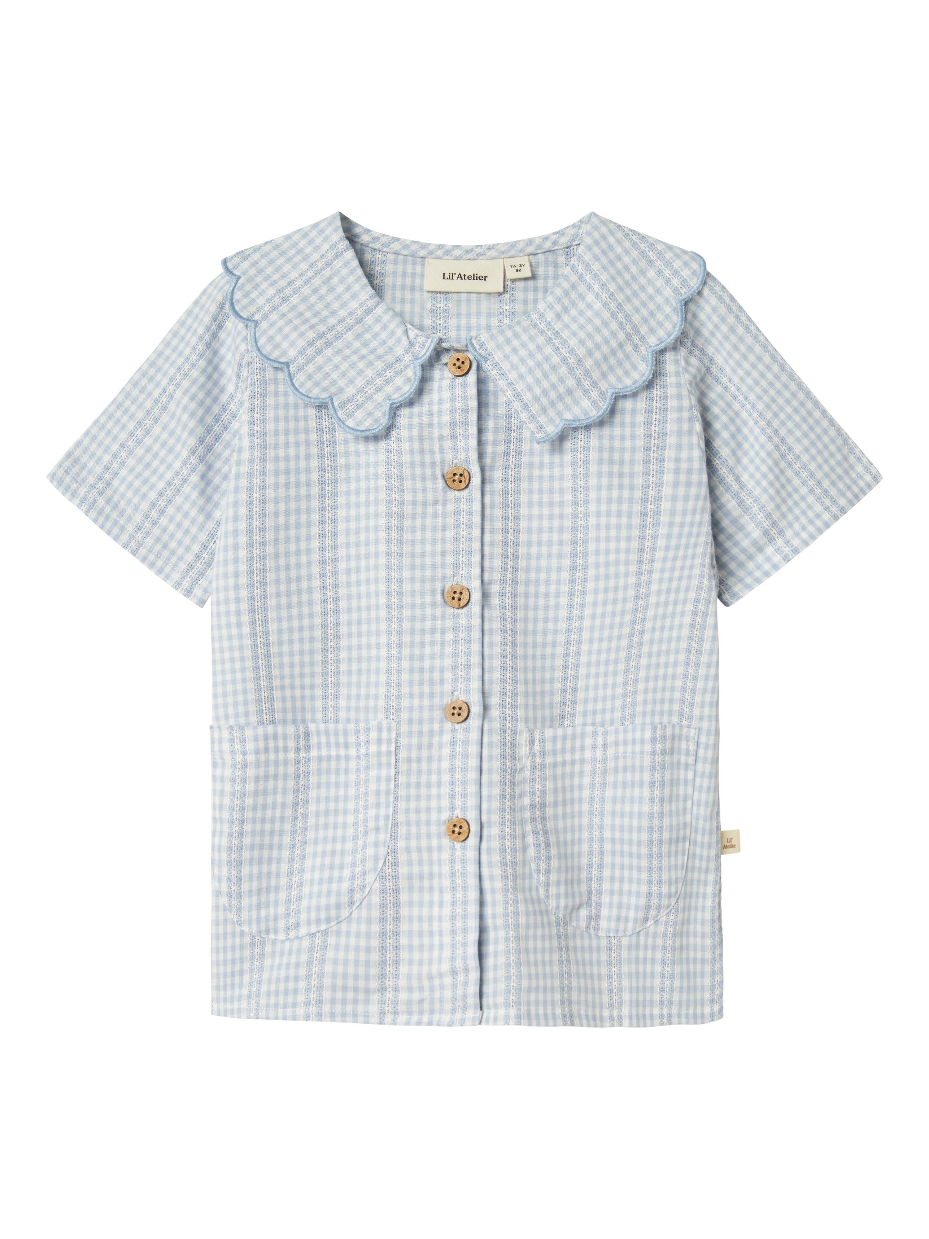 Lil Atelier Hazelle Loose Shirt -Zen Blue