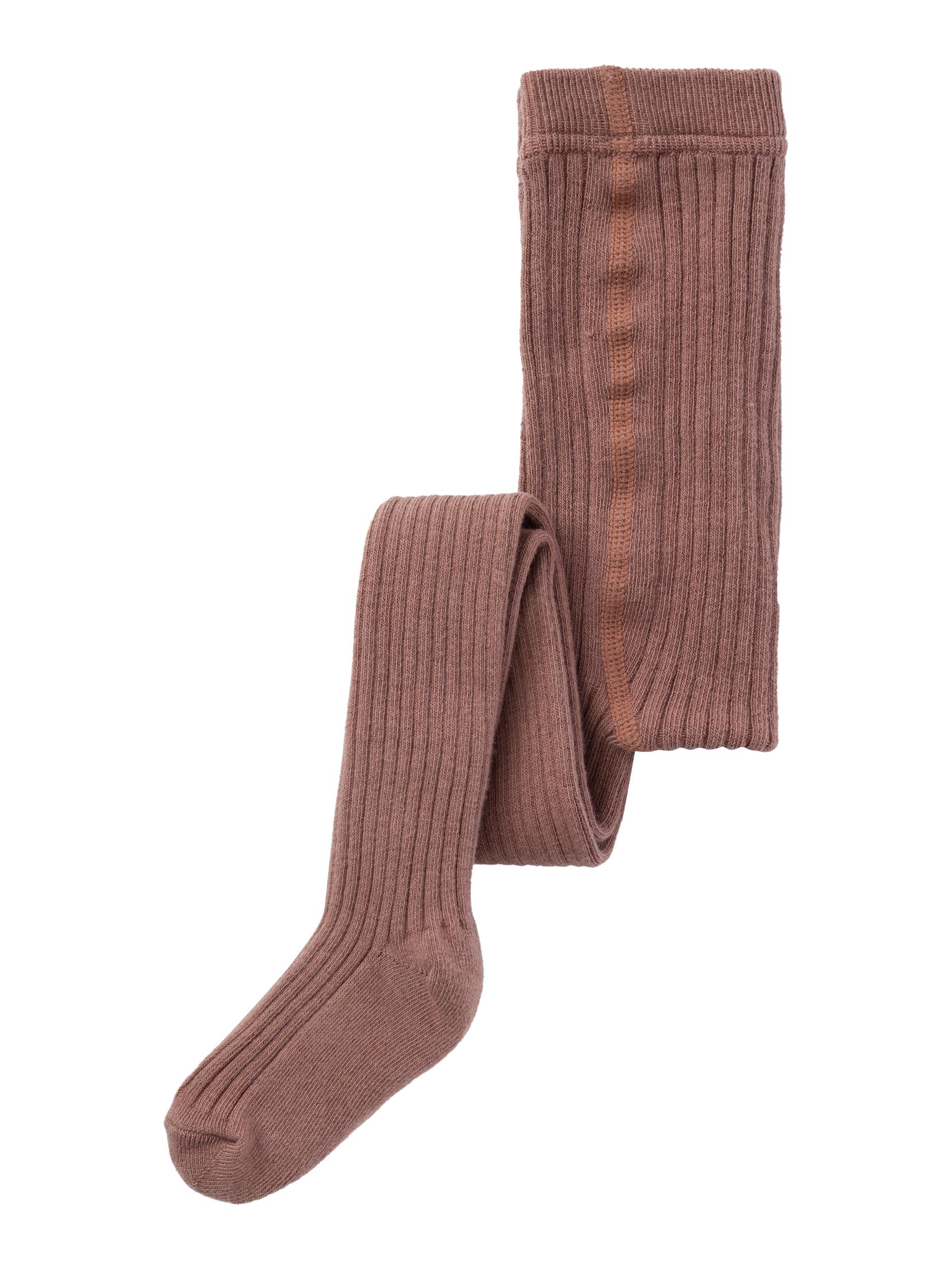 Lil Atelier Ilso Strømpebukser - Carob Brown