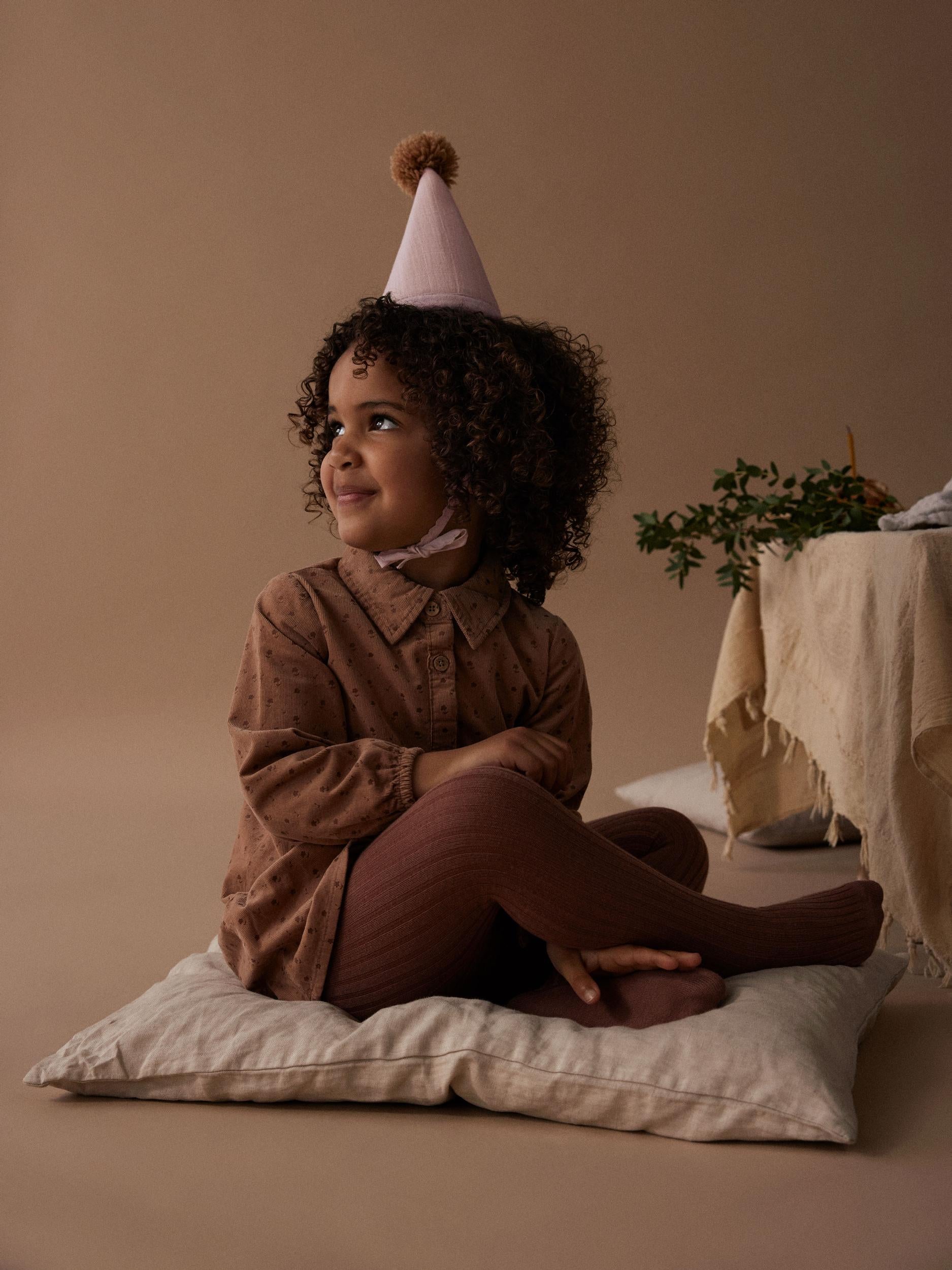 Lil Atelier Ilso Strømpebukser - Carob Brown