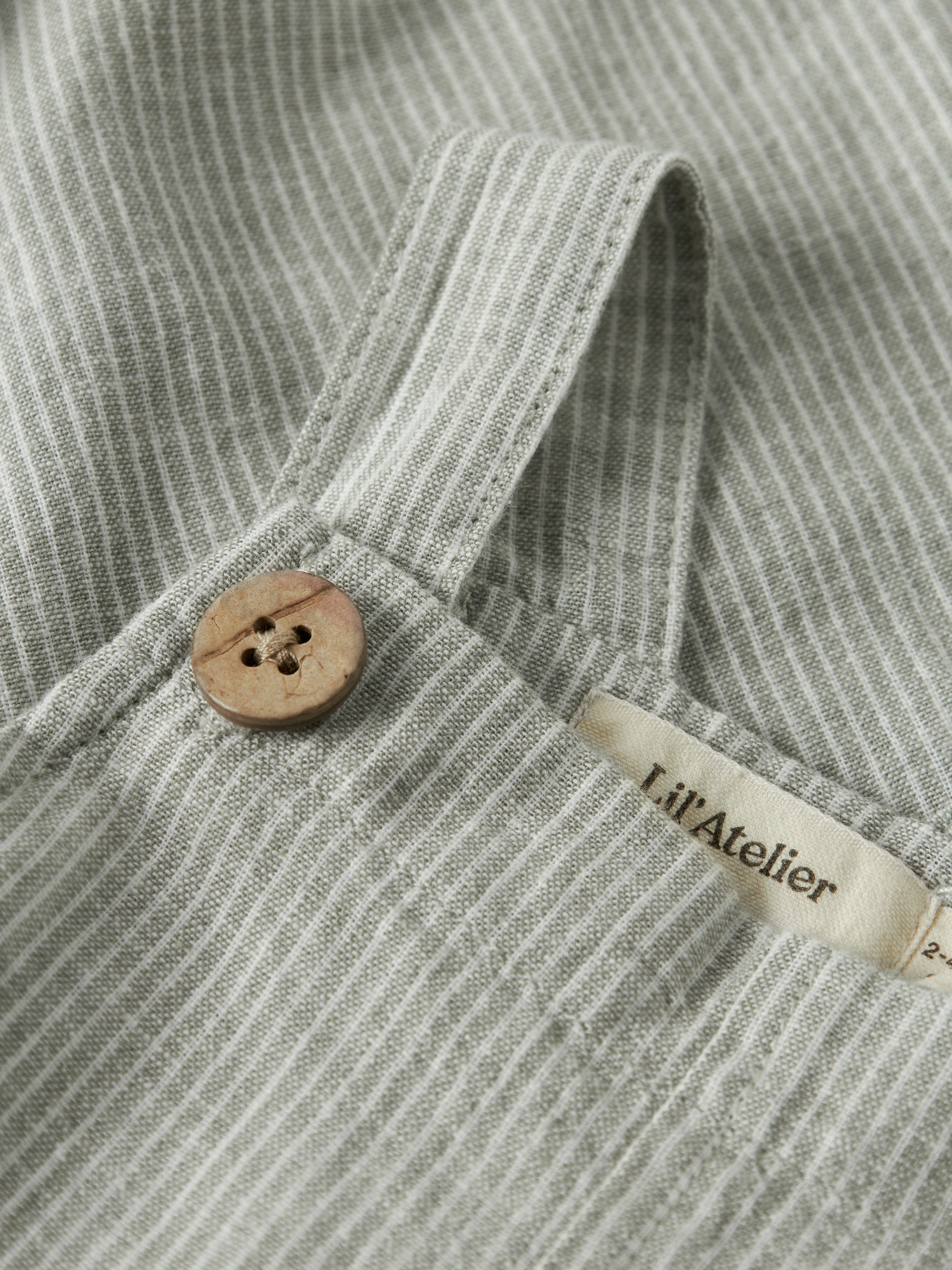 Lil Atelier Jesper Loose Overall - Seagrass