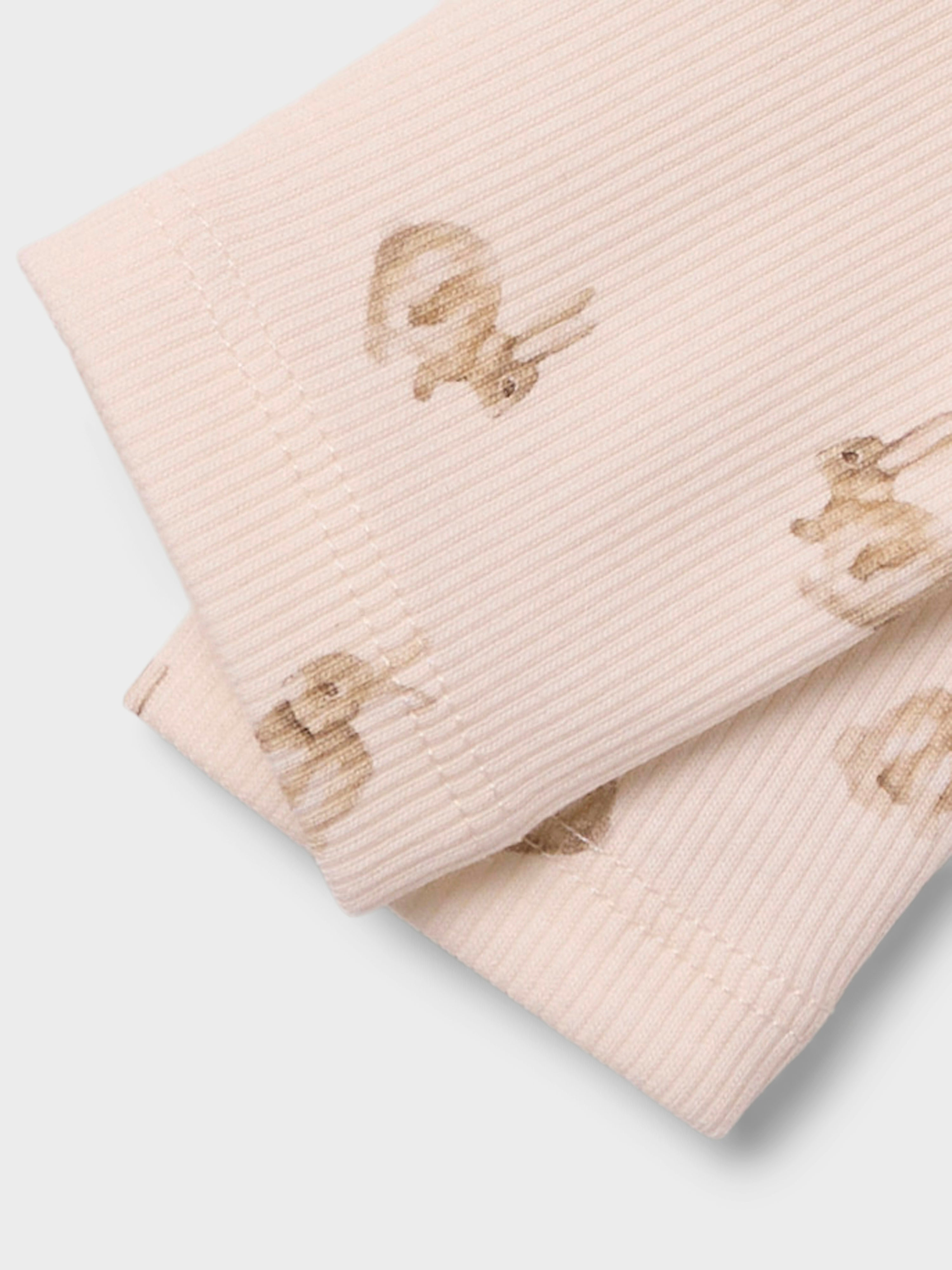 Lil Atelier Lavo Emo Leggings - Turtledove/Rabbit