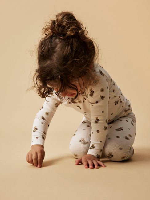 Lil Atelier Lavo Elf Leggings - Coconut Milk