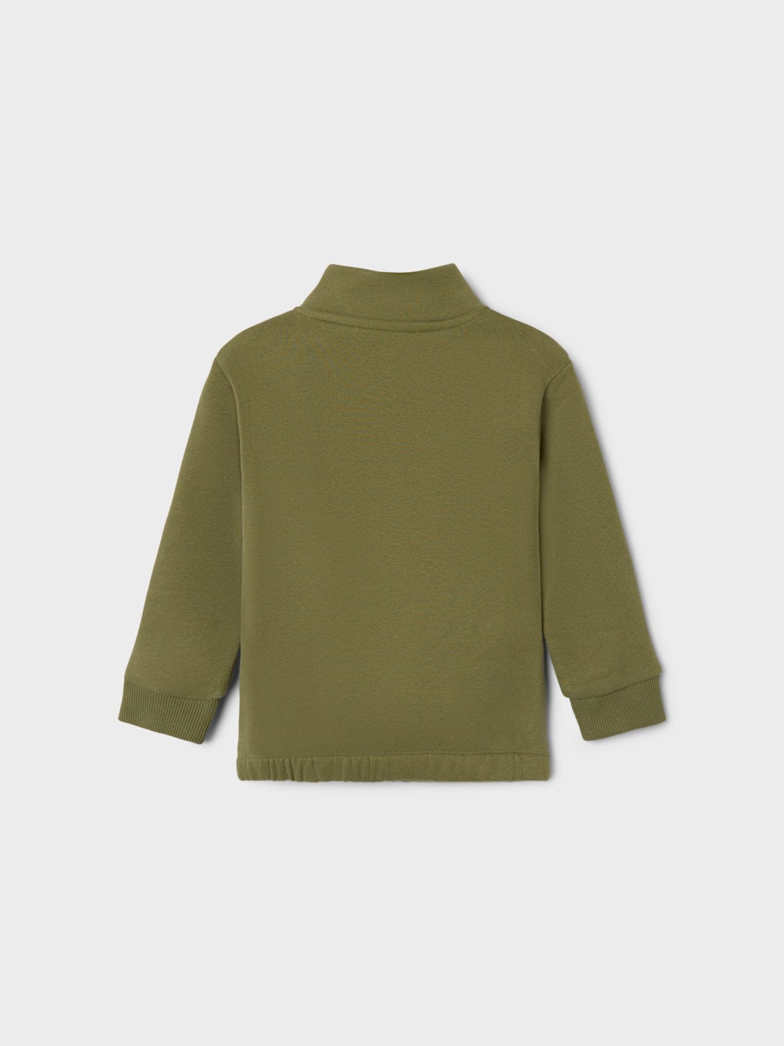Lil Atelier London Half Zip Sweat Shirt - Loden Green