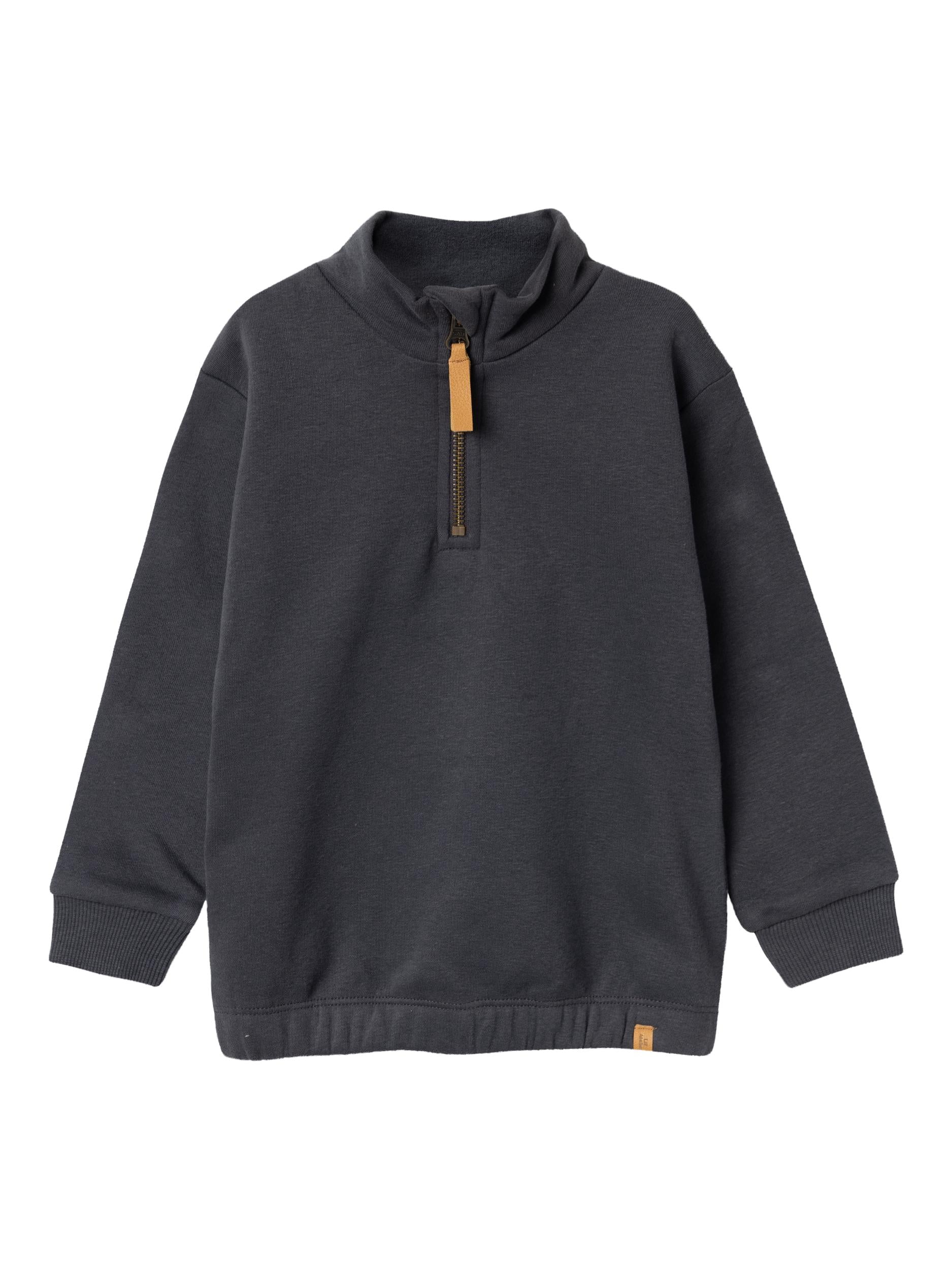 Lil Atelier London Half Zip Sweat Shirt -Periscope