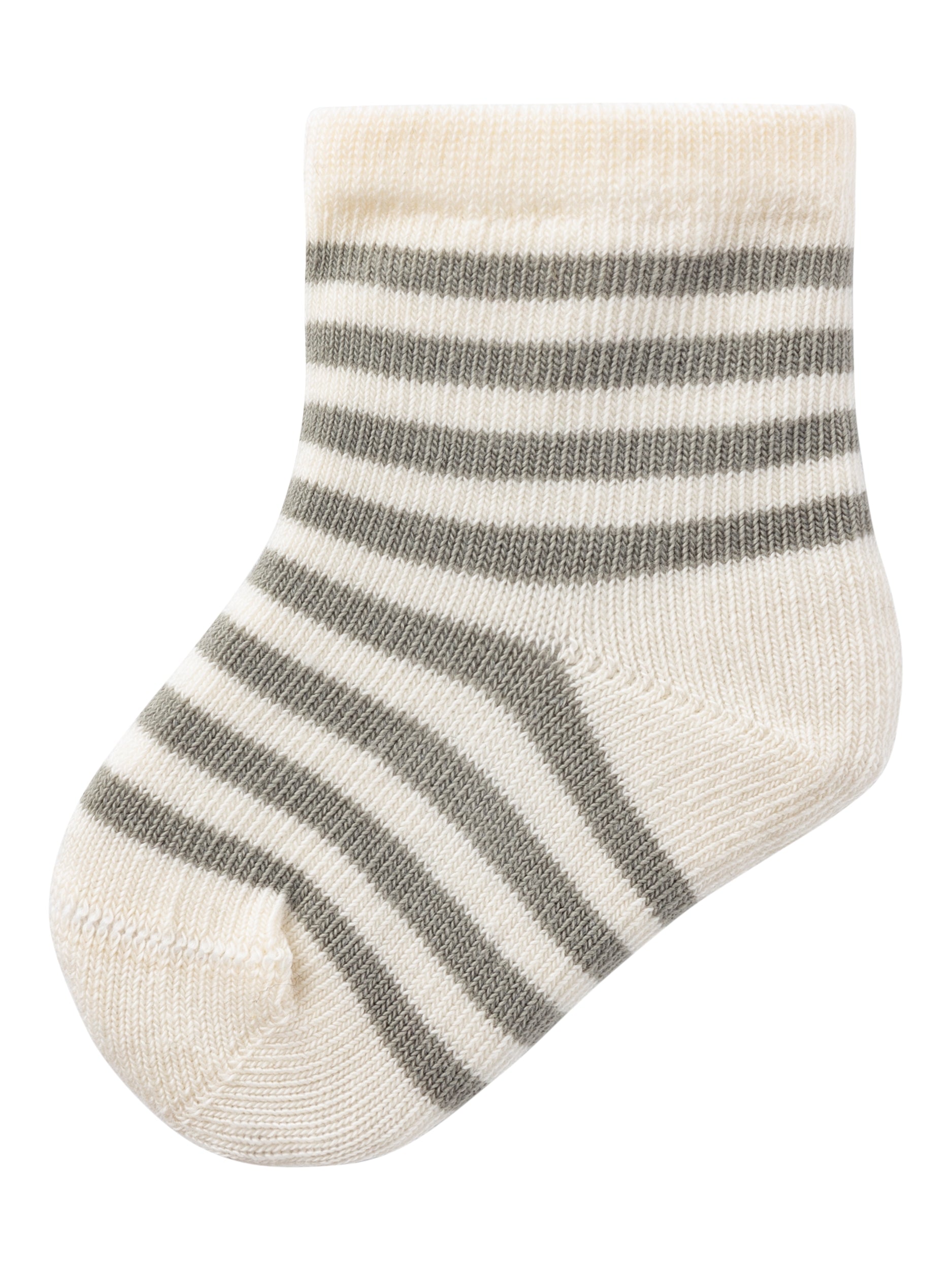 Lil Atelier - Love Stripe Strømper - Dried Sage