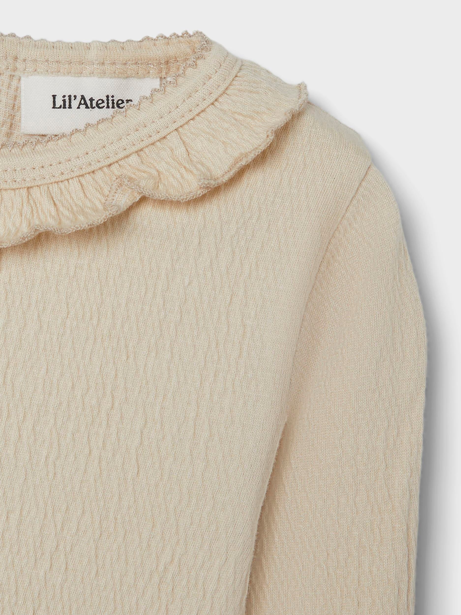 Lil Atelier Nalo Bea Slim Top - Fog