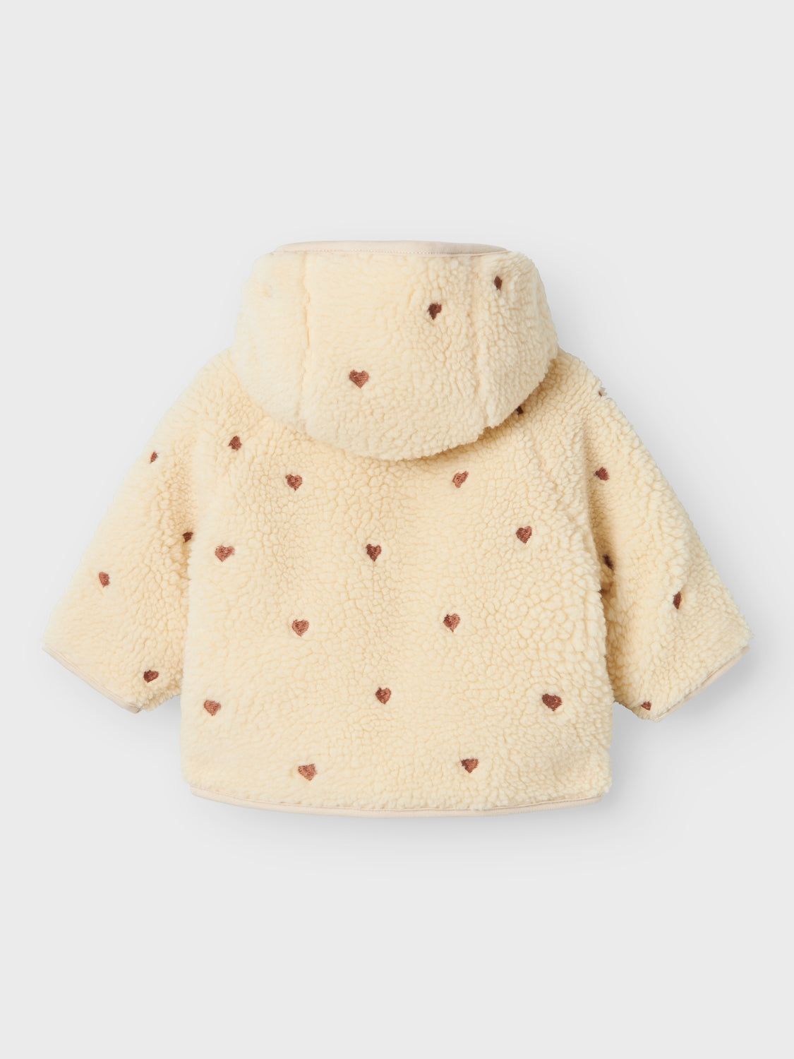 Lil Atelier Nalo Loose Sherpa Jakke - Sandshell
