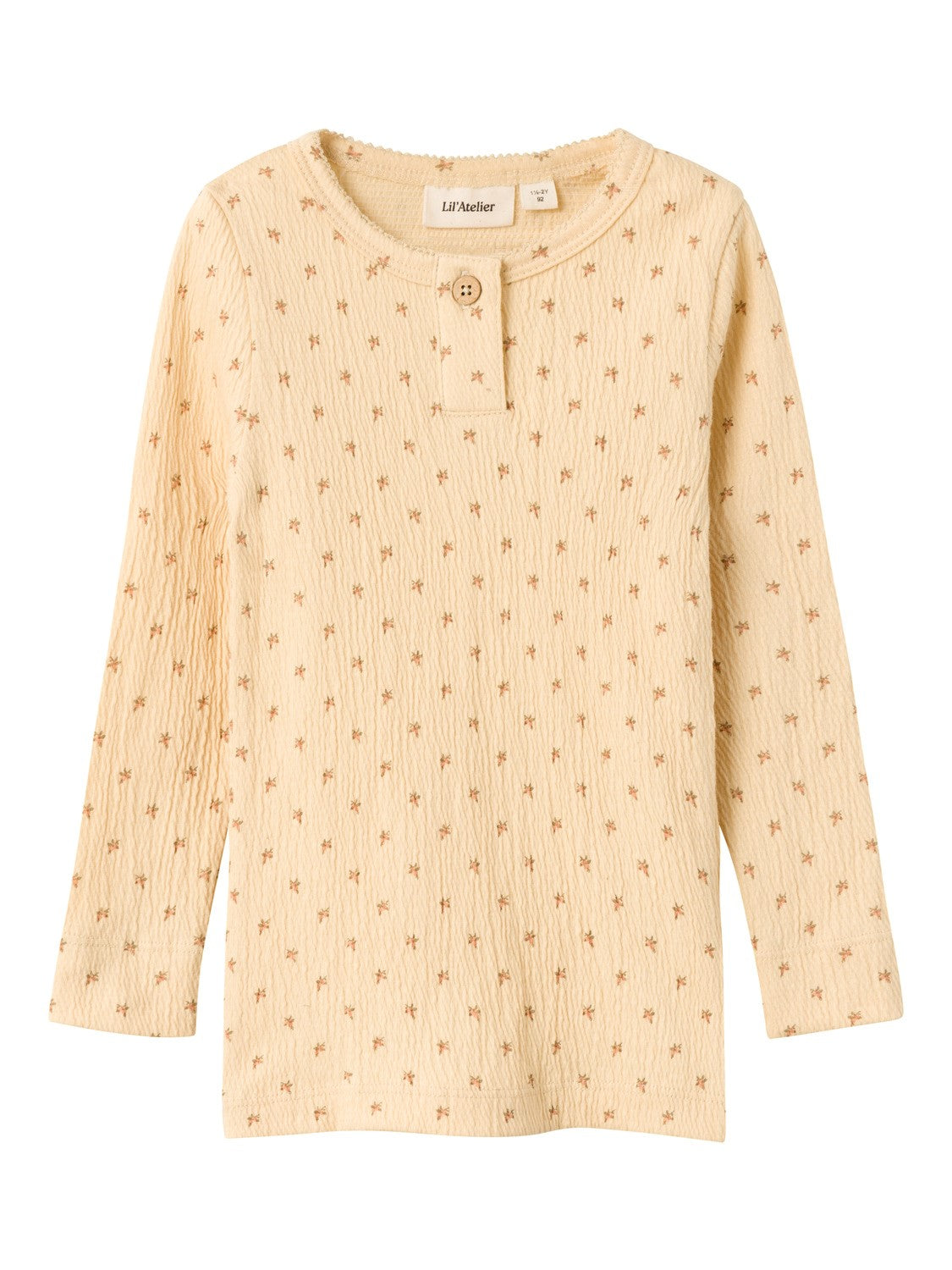 Lil Atelier Nalo Slim Top- Wood Ash